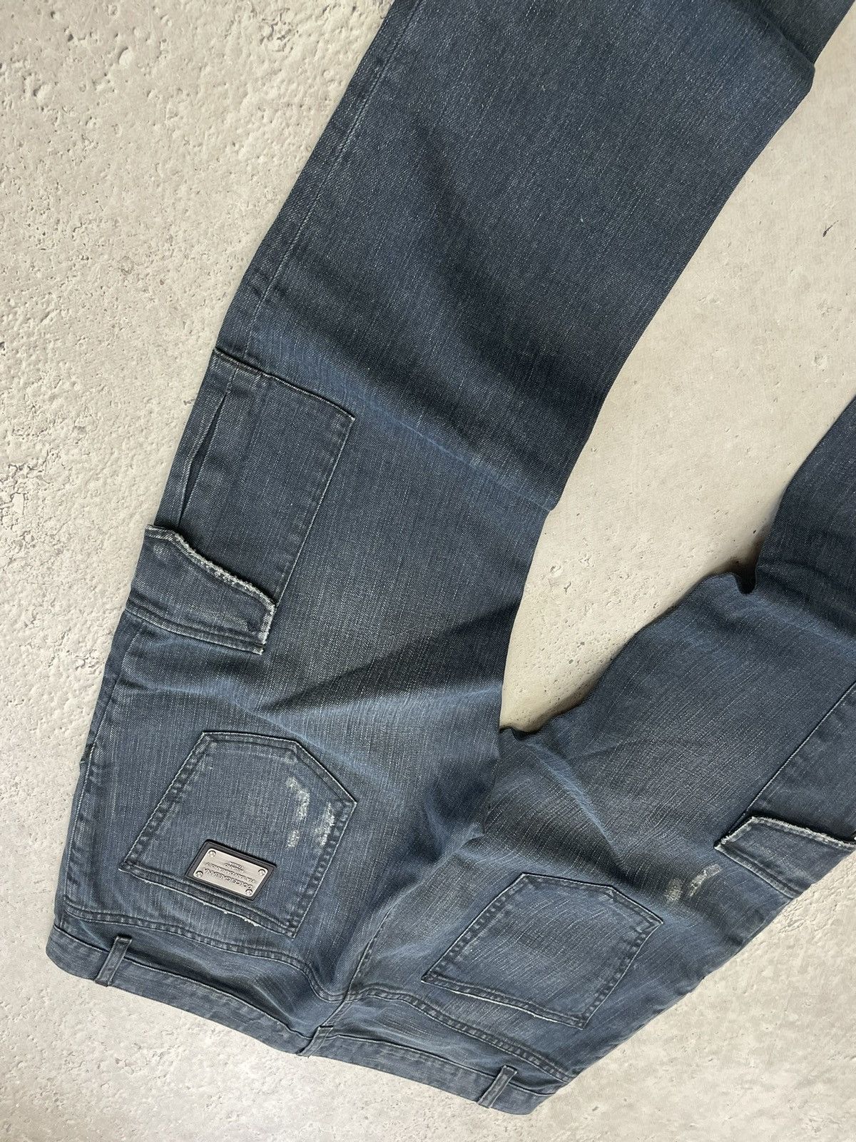 Dolce & Gabbana Dolce gabbana cargo jeans y2k distressed Size US 32 / EU 48 - 10 Thumbnail