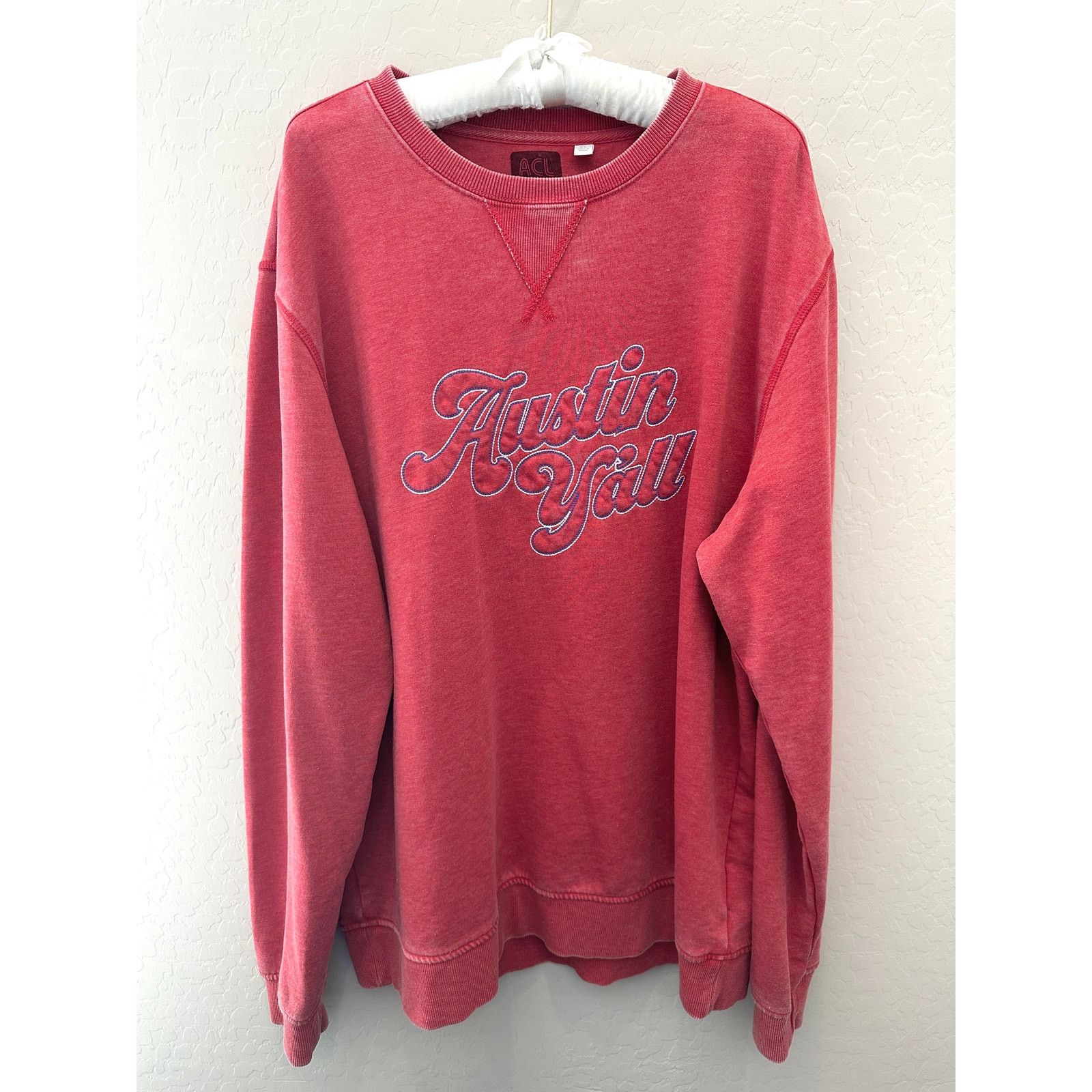 Other ACL LIVE Austin Y’all Red Crewneck Sweatshirt Graphic | XL Size US XL / EU 56 / 4 - 1 Thumbnail