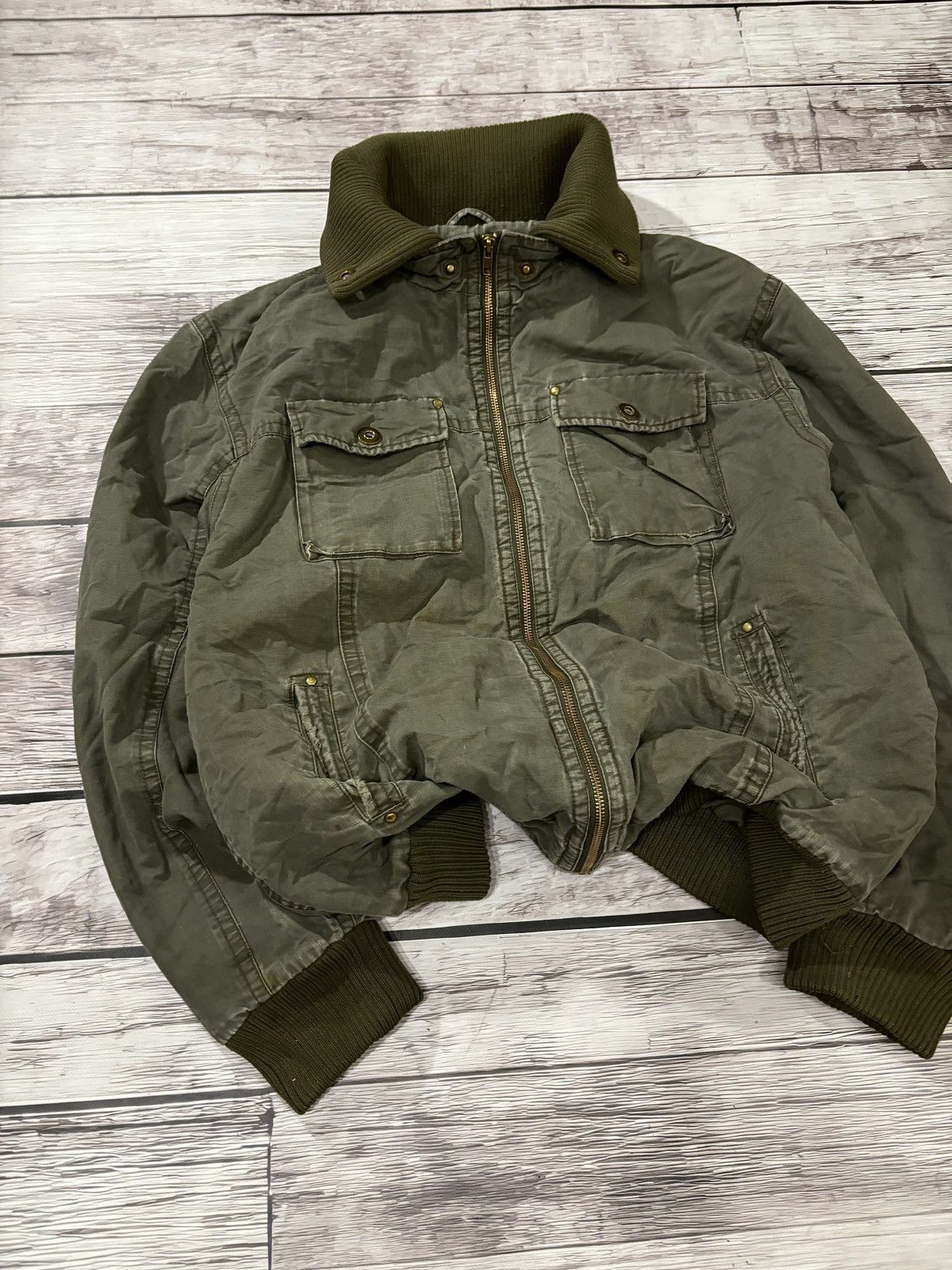 Hysteric Glamour × Vintage VTG Avant Garde If Six Was Nine Junya Style Cargo Jacket 90s Size US L / EU 52-54 / 3 - 4 Thumbnail