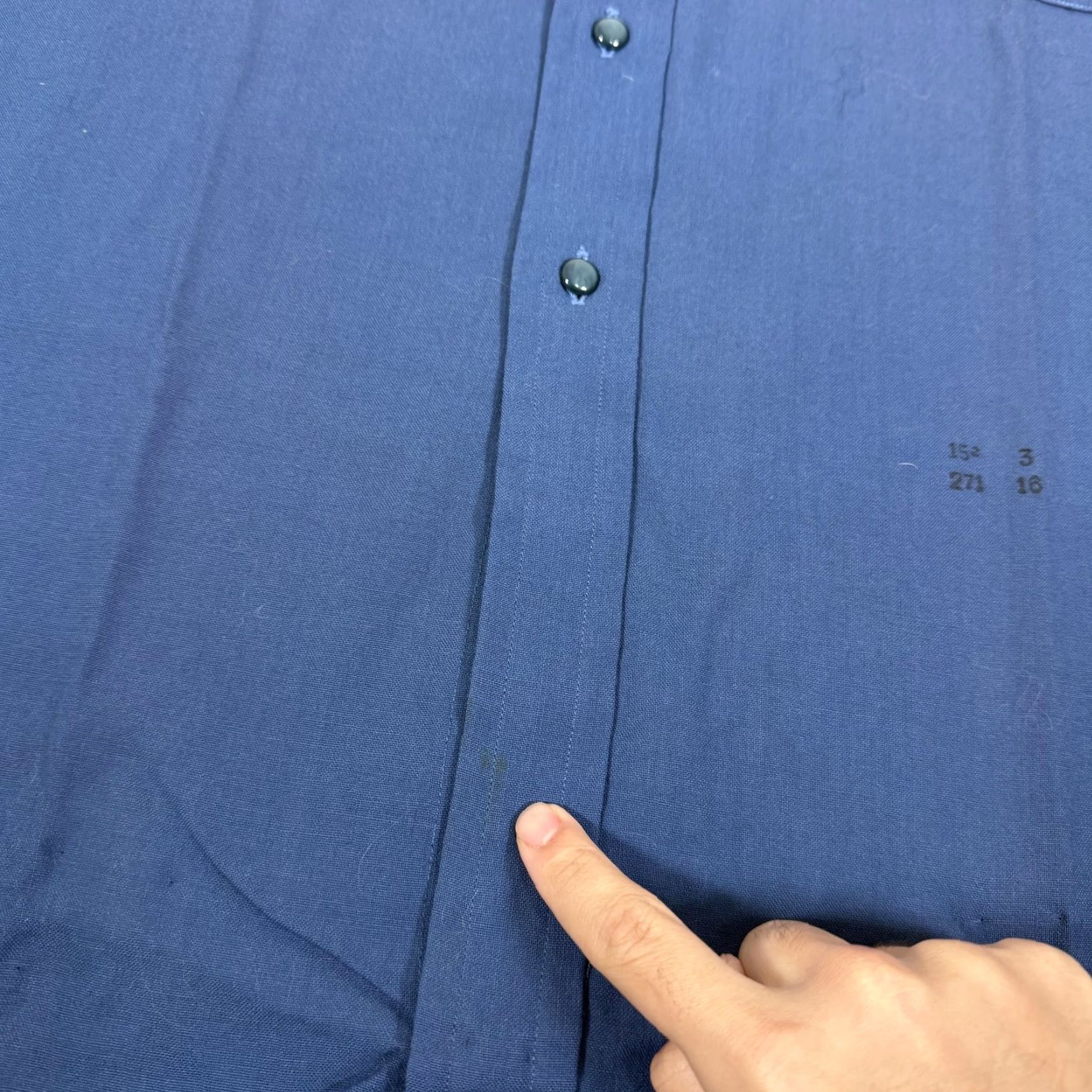 Vintage VINTAGE Liondale Western Shirt Mens M Blue Wool Button-Up 60s 60s Cowboy Long Sleeve Pockets Buttons Size US M / EU 48-50 / 2 - 6 Thumbnail