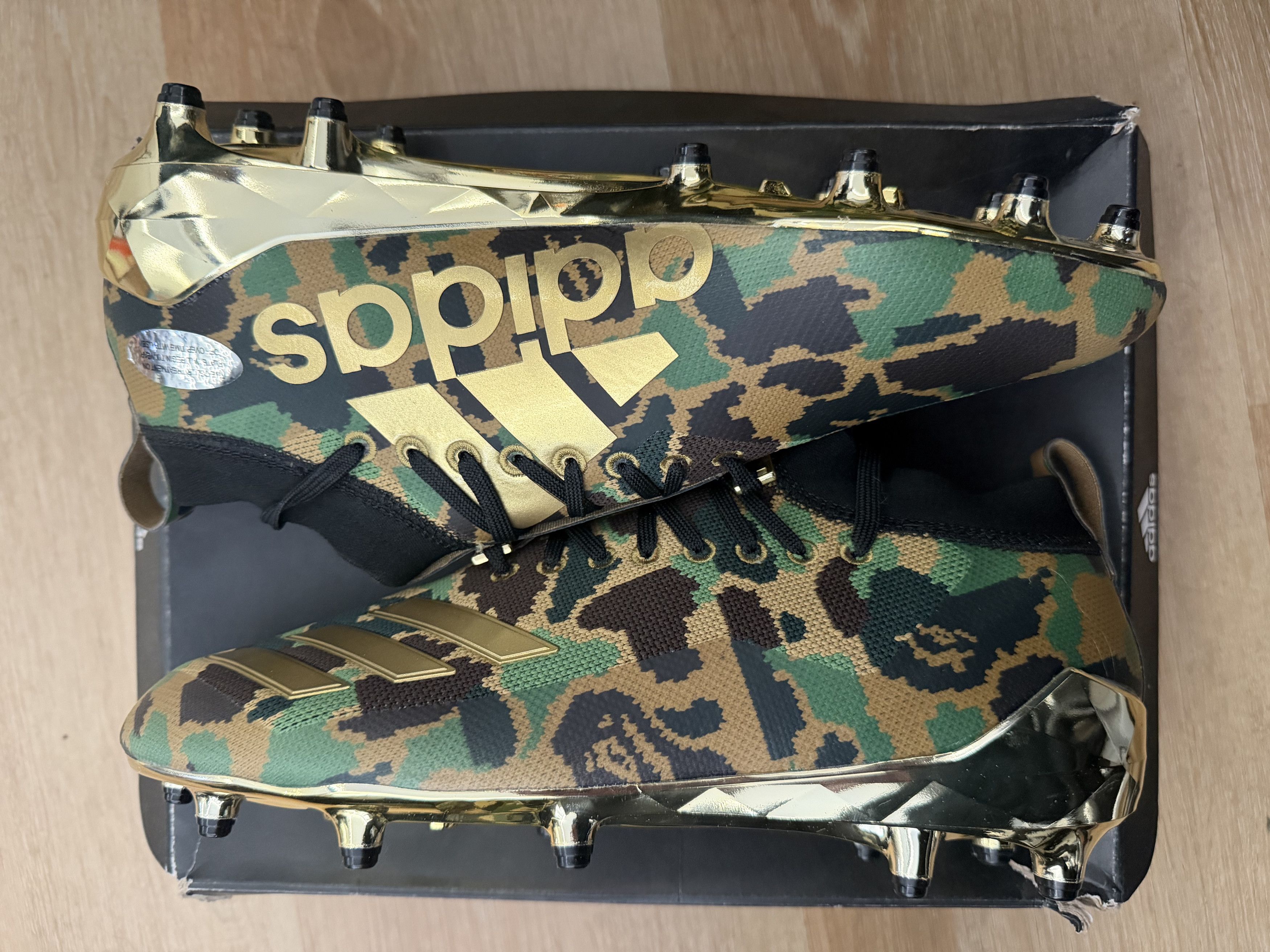 Bape BAPE Adidas Adizero Cleats 'Green Camo' Size US 10 / EU 43 - 1 Thumbnail