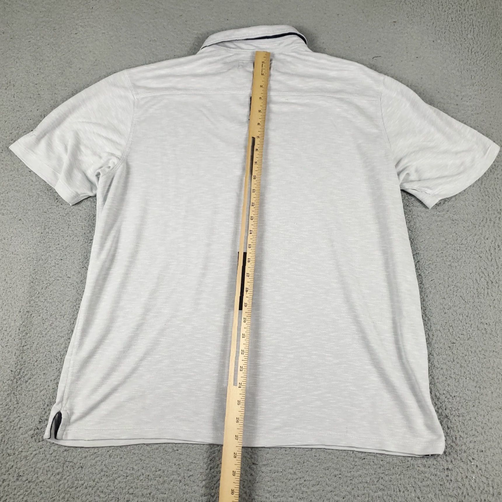 Tommy Bahama Tommy Bahama Polo Shirt Mens XL Gray Regular Short Sleeve Polo Shirt Casual Button Logo Classic Golf Size US XL / EU 56 / 4 - 4 Thumbnail