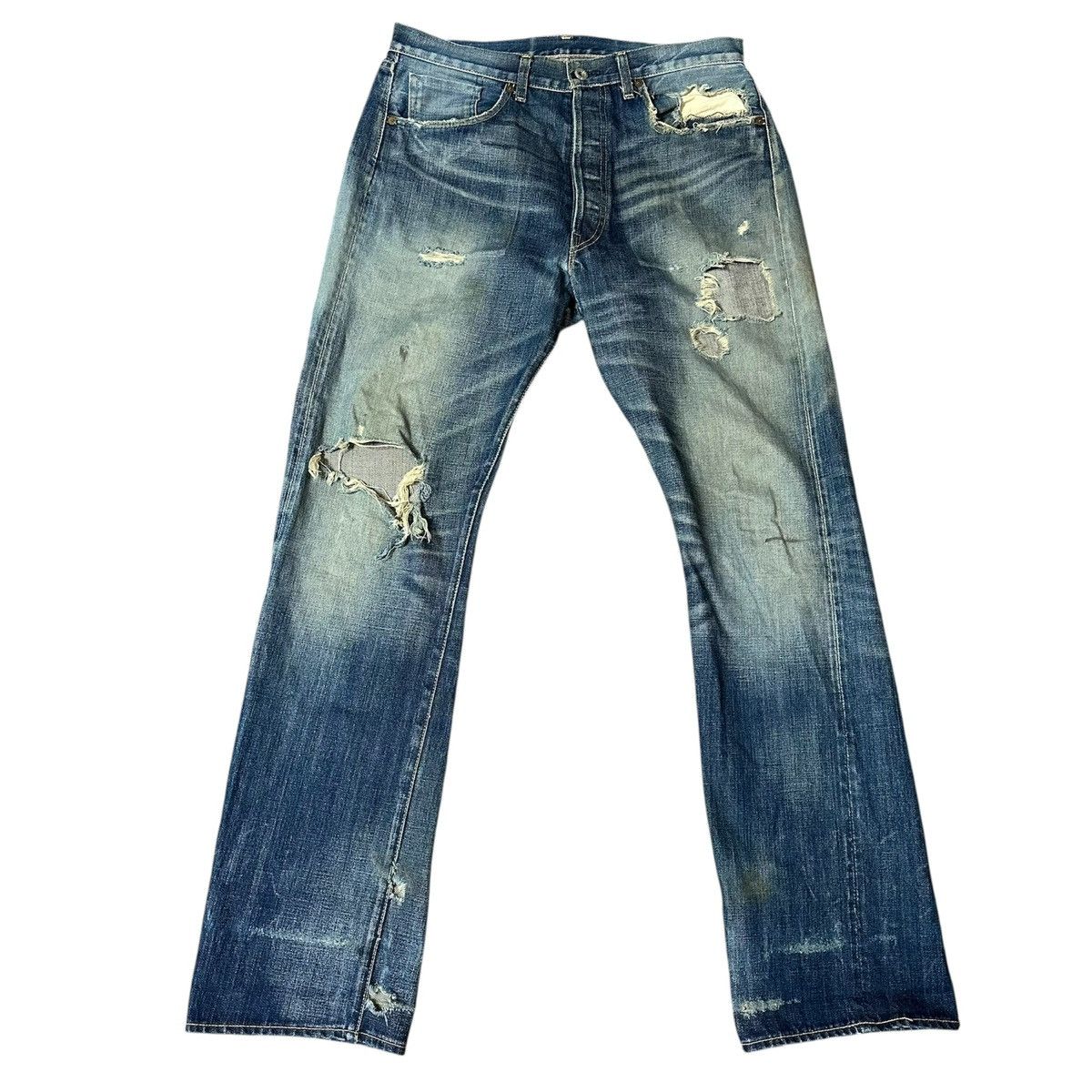 Levis 44501 Made in Japan Big E J22 Selvedge WW2 Era Jeans