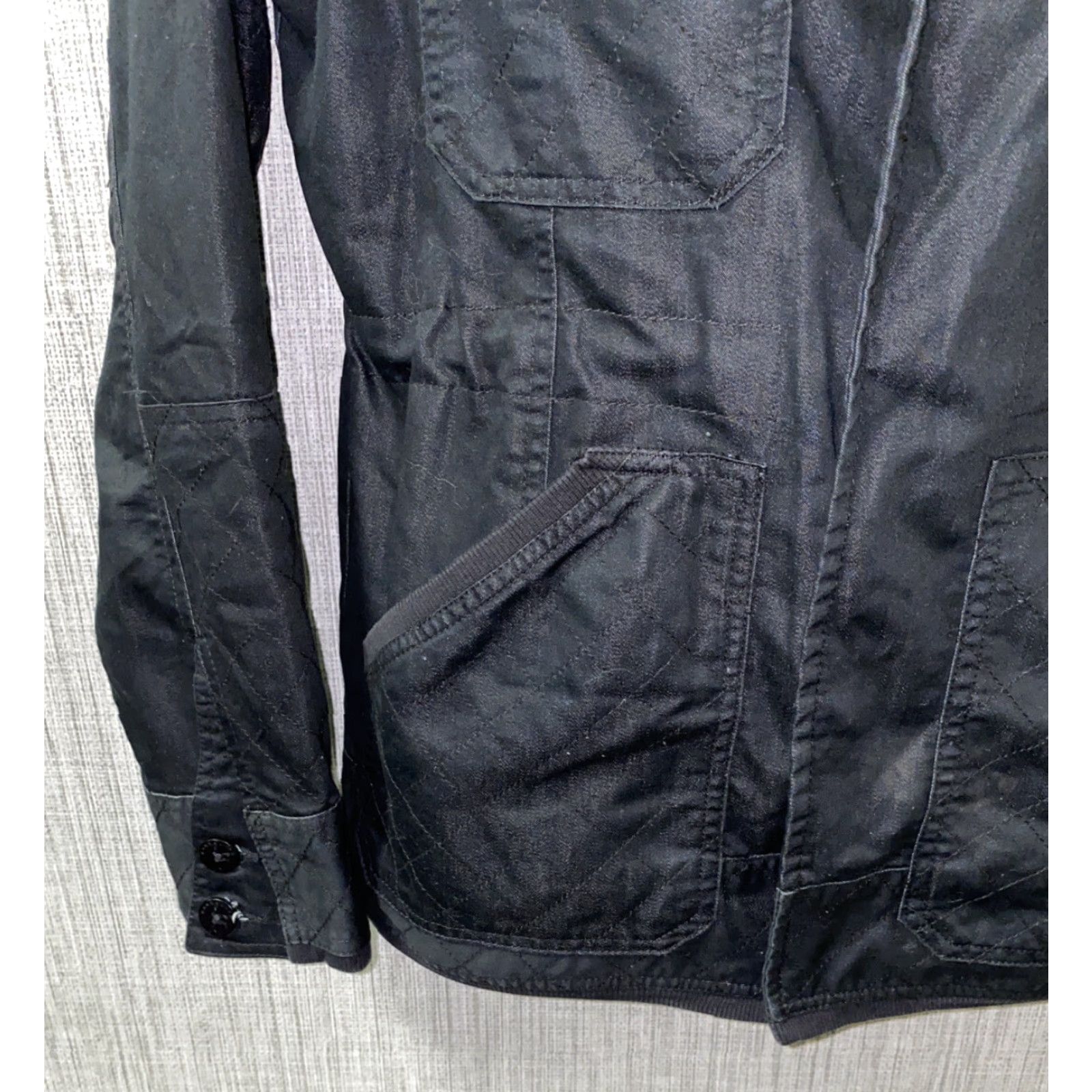 Vintage VINTAGE Kane And Unke Womens Black Jacket Snap Button Front Size M Size M / US 6-8 / IT 42-44 - 4 Thumbnail