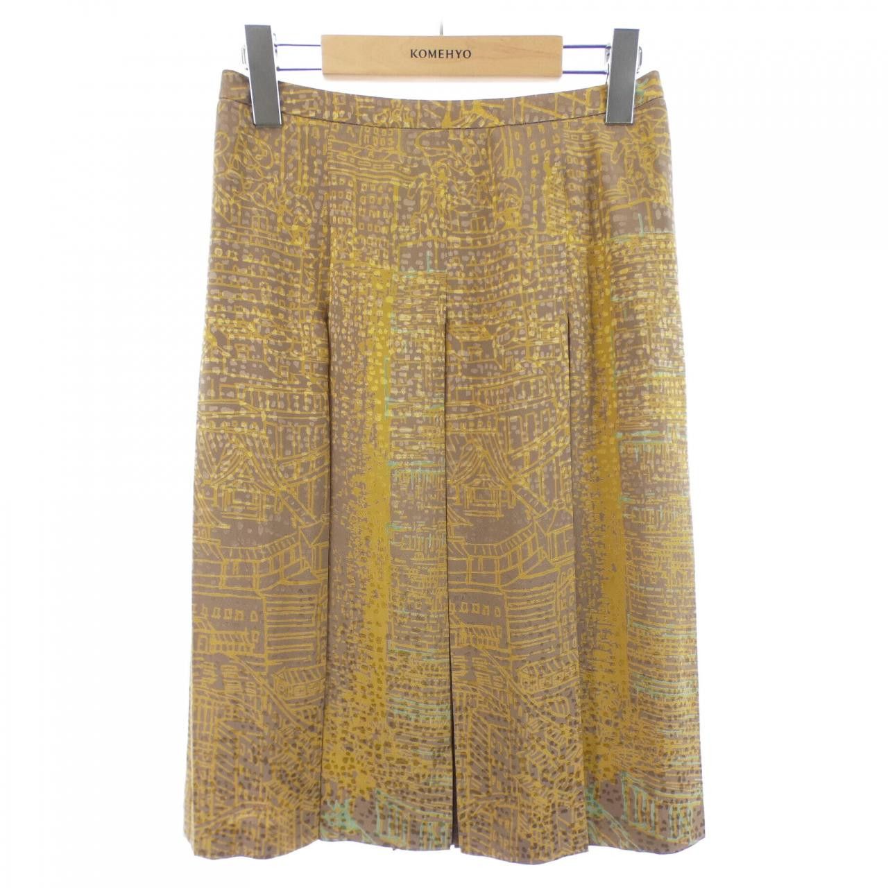 Hermes Hermes Hermes L'AIR DE GINZA34 Silk Skirt Textile Skirts DUTY FREE for USA Size ONE SIZE - 1 Thumbnail