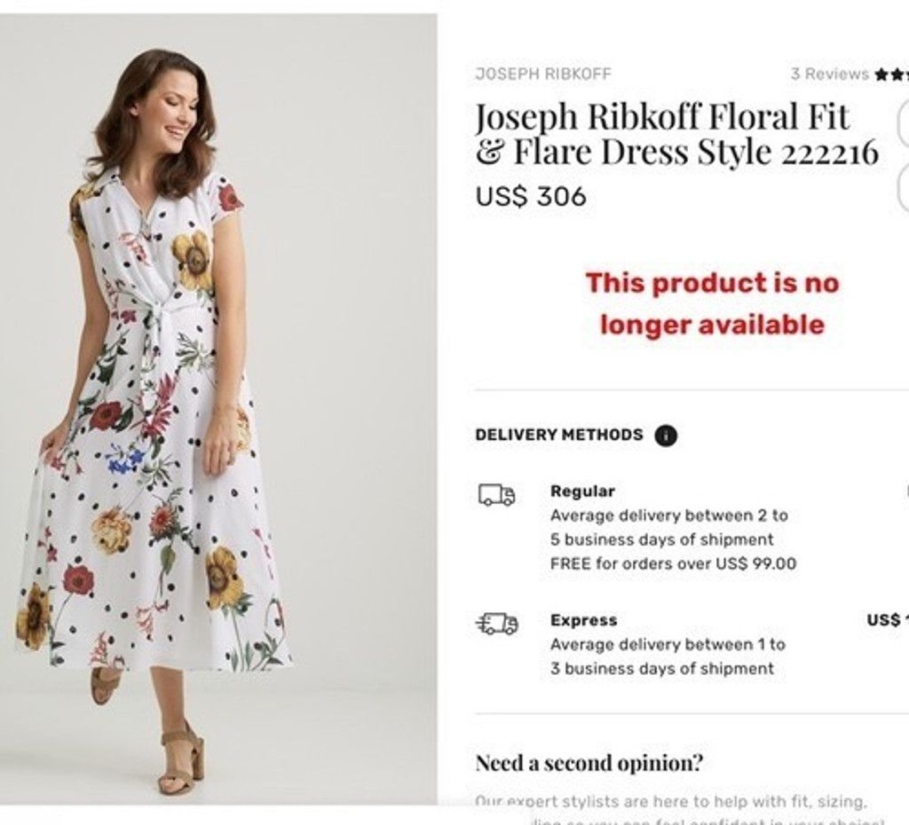 Joseph Ribkoff Joseph Ribkoff Dots Floral TeaFit &Flare Midi Dress Women 12 Size XL / US 12-14 / IT 48-50 - 11 Thumbnail
