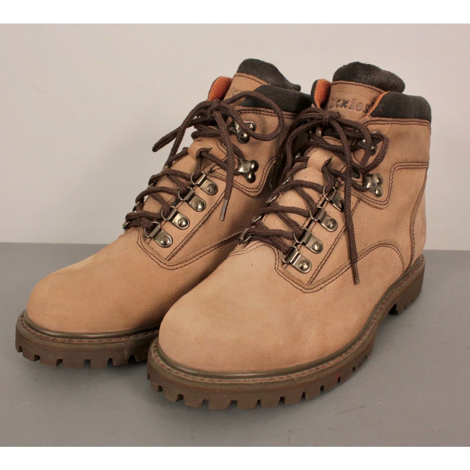 Dickies VTG Dickies Hunting Boots Boots 9 Mens 90s Outdoor Leather Beige Classic Outdoor Work Boots 1990s"} Size US 9 / EU 42 - 2 Thumbnail