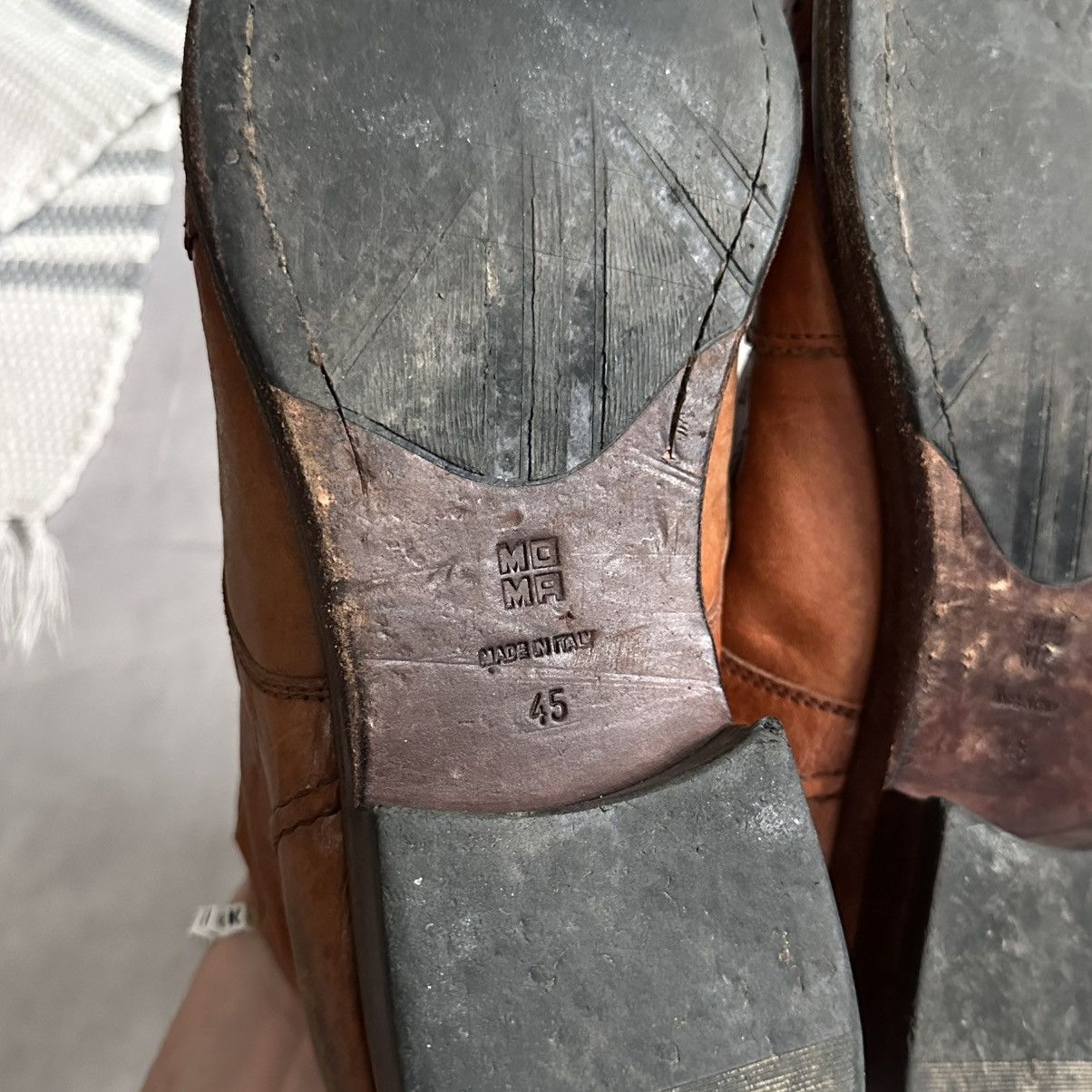 Dirk Bikkembergs 00s Moma Brogue Derby Lace Up Boots Avantgarde Guidi Vibe Size US 12 / EU 45 - 10 Thumbnail