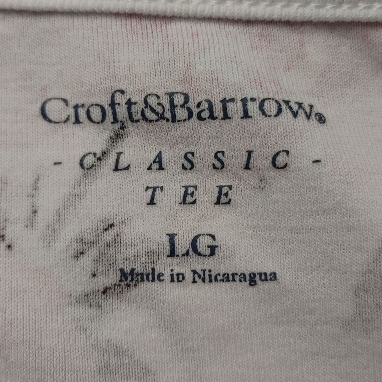 Croft & Barrow Croft & Barrow Women's White Floral " The Classic Tee" Long Size L / US 10 / IT 46 - 3 Thumbnail
