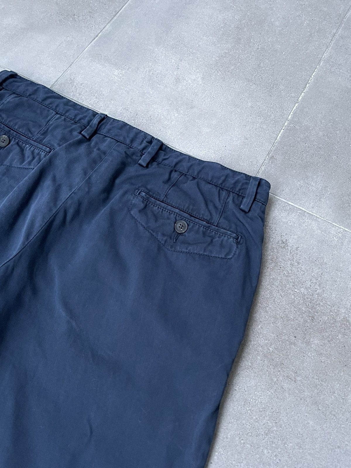 Dolce & Gabbana Dolce & Gabbana Washed Navy Chino Pants Size US 30 / EU 46 - 16 Thumbnail