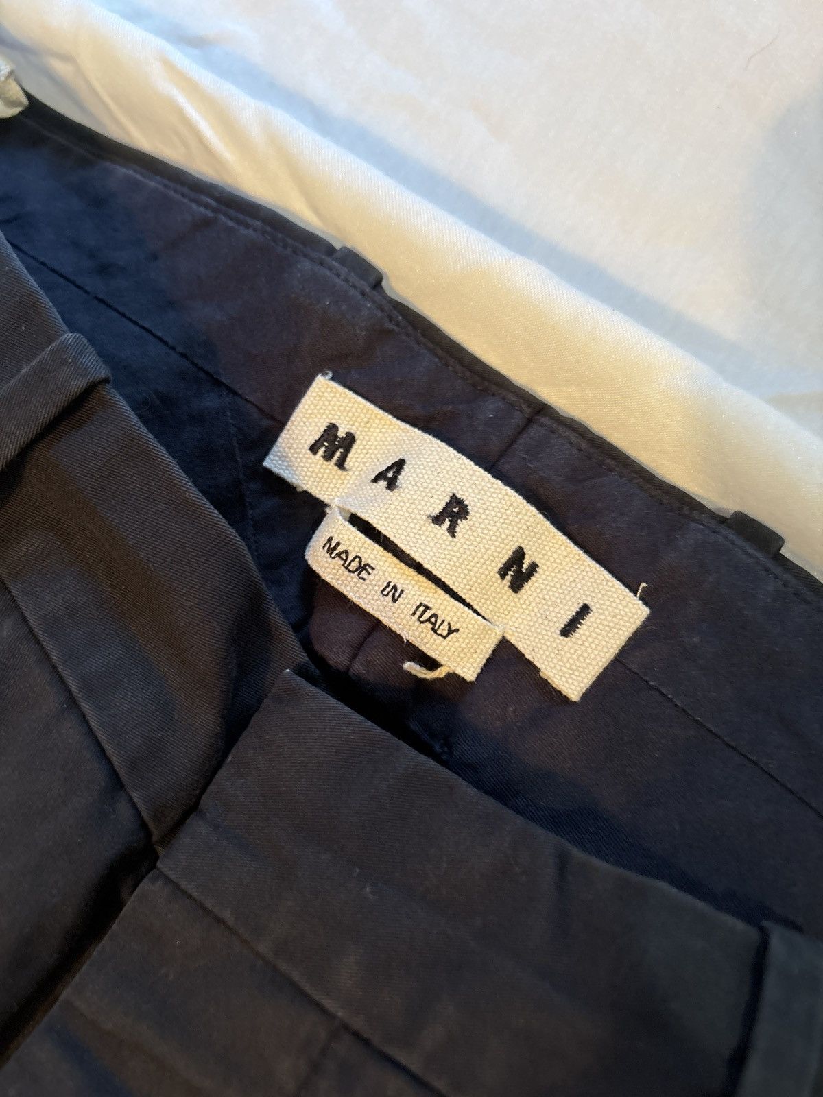Marni Marni navy chinos, slim fitting pants. 100 % cotton Size US 34 / EU 50 - 2 Thumbnail