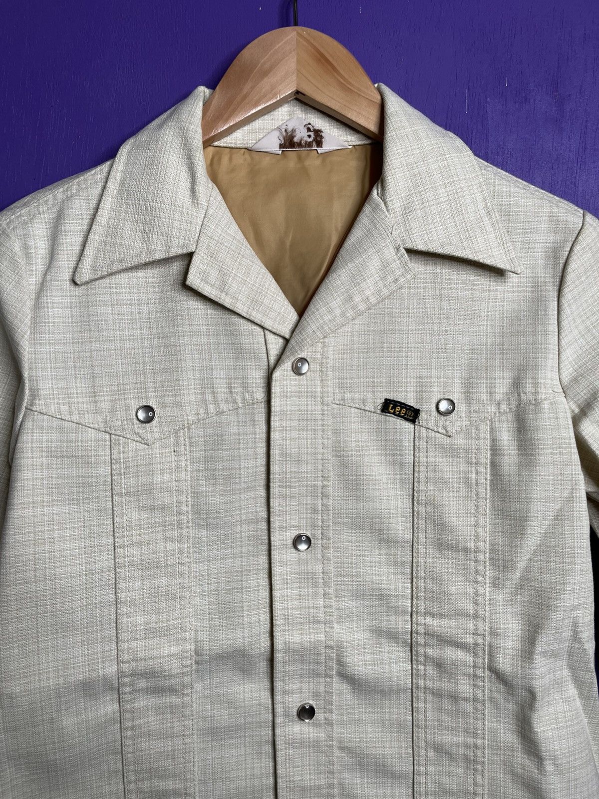 Vintage 70s Lee western pearl snap shirt/jacket