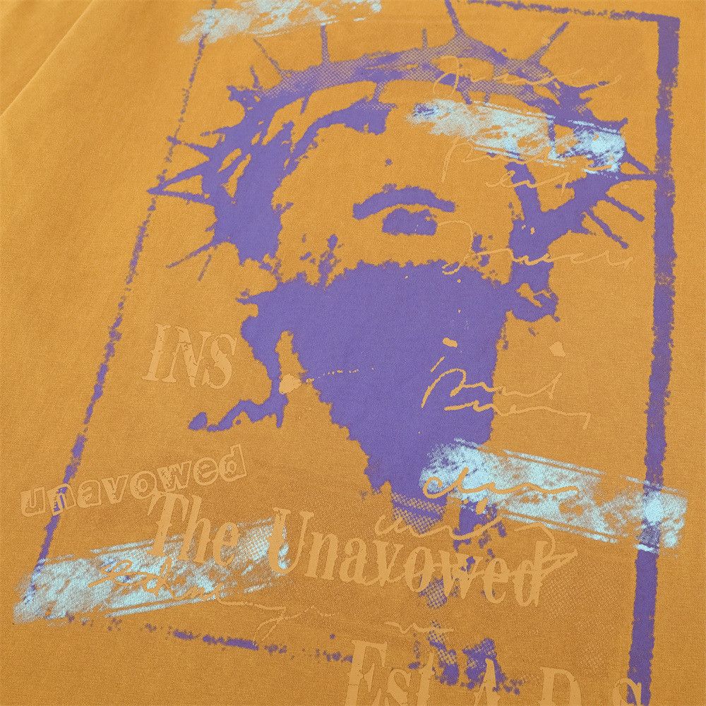 Japanese Brand American Vintage Distressed T-Shirt with Portrait Print Size US M / EU 48-50 / 2 - 4 Thumbnail