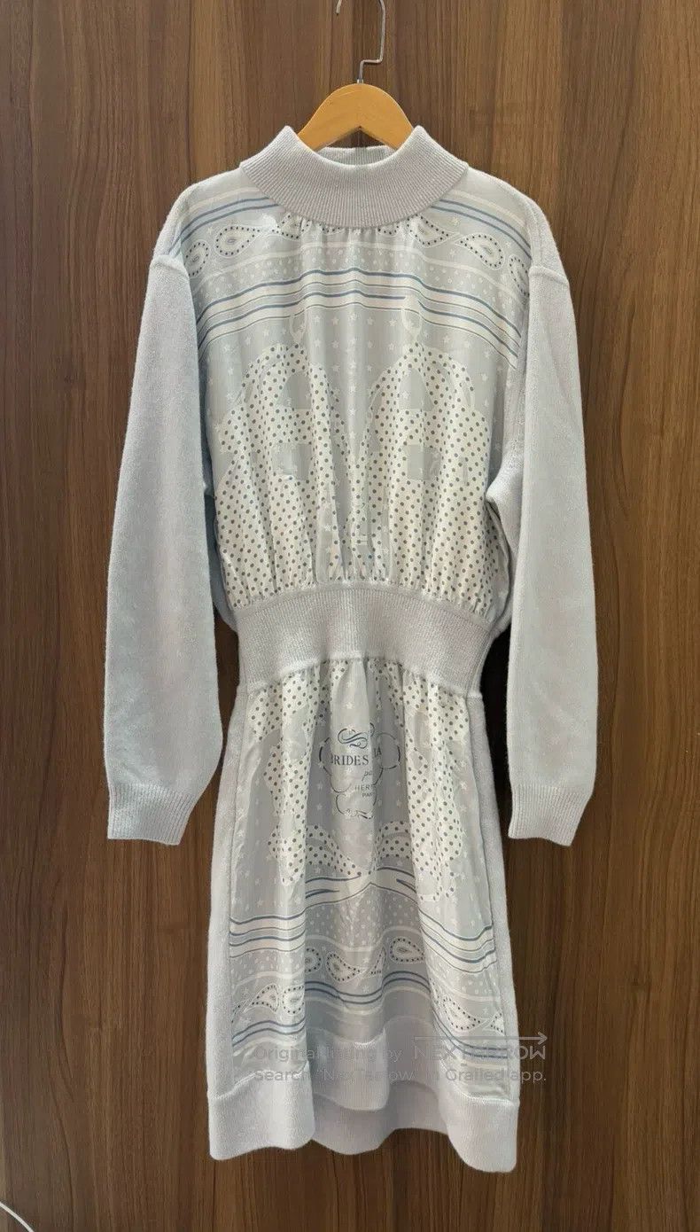Hermes Hermes Silk Cashmere Dress Size XS / US 0-2 / IT 36-38 - 1 Thumbnail