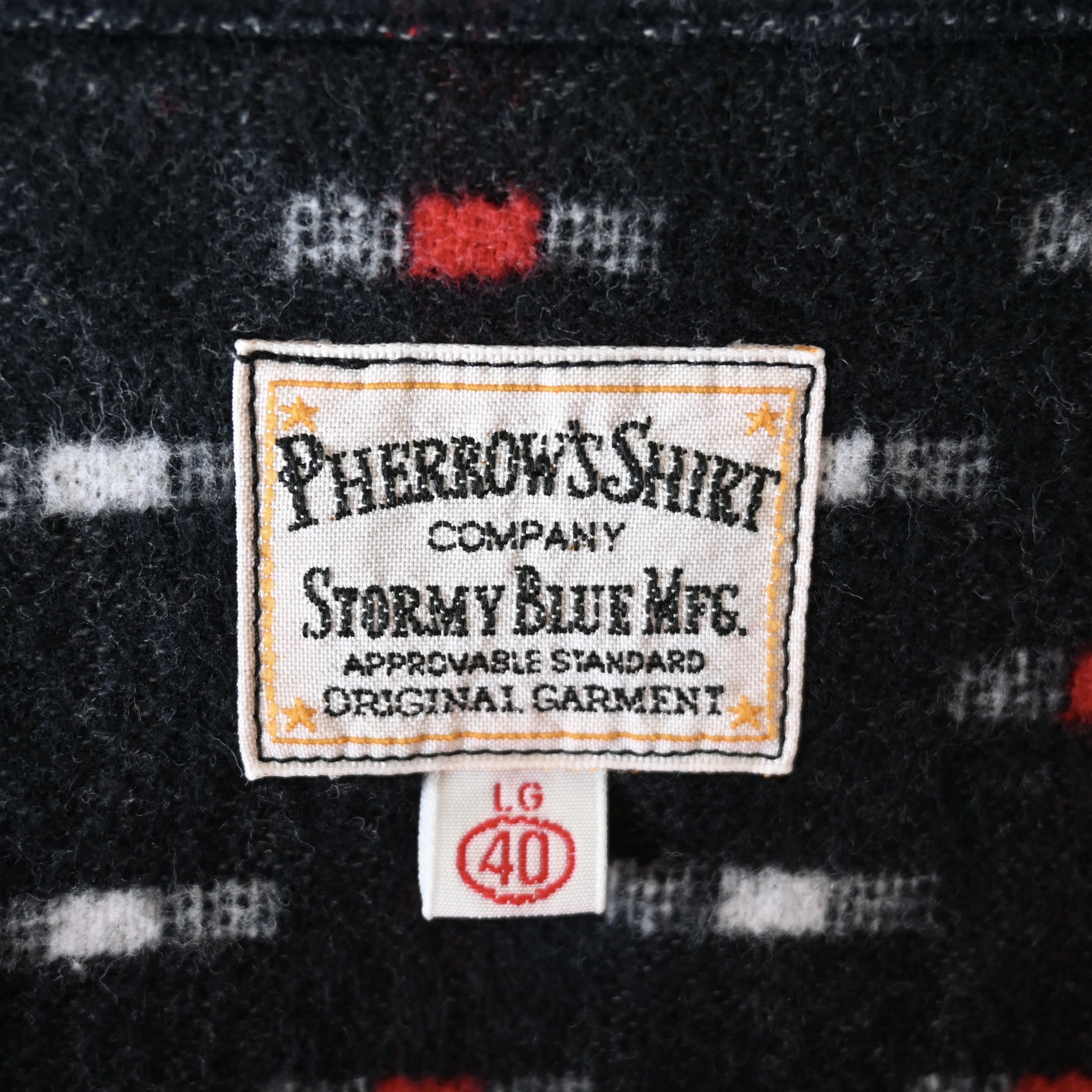 Pherrow's Pherrow's dobby fleeced cotton square shirt, made in Japan Size US L / EU 52-54 / 3 - 13 Thumbnail