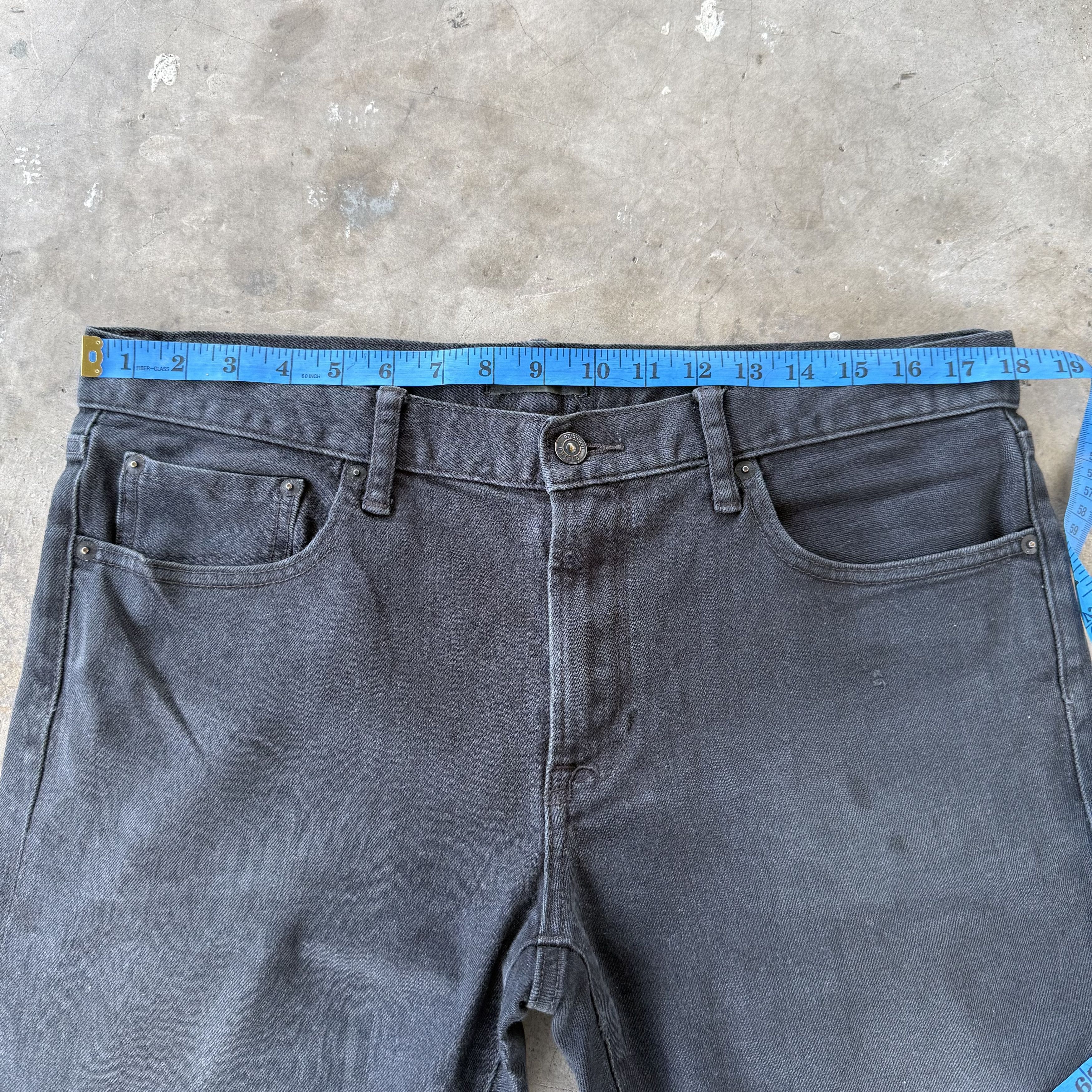 Jean W36x28 Vintage Selvedge Denim Black Jean Size US 36 / EU 52 - 6 Thumbnail