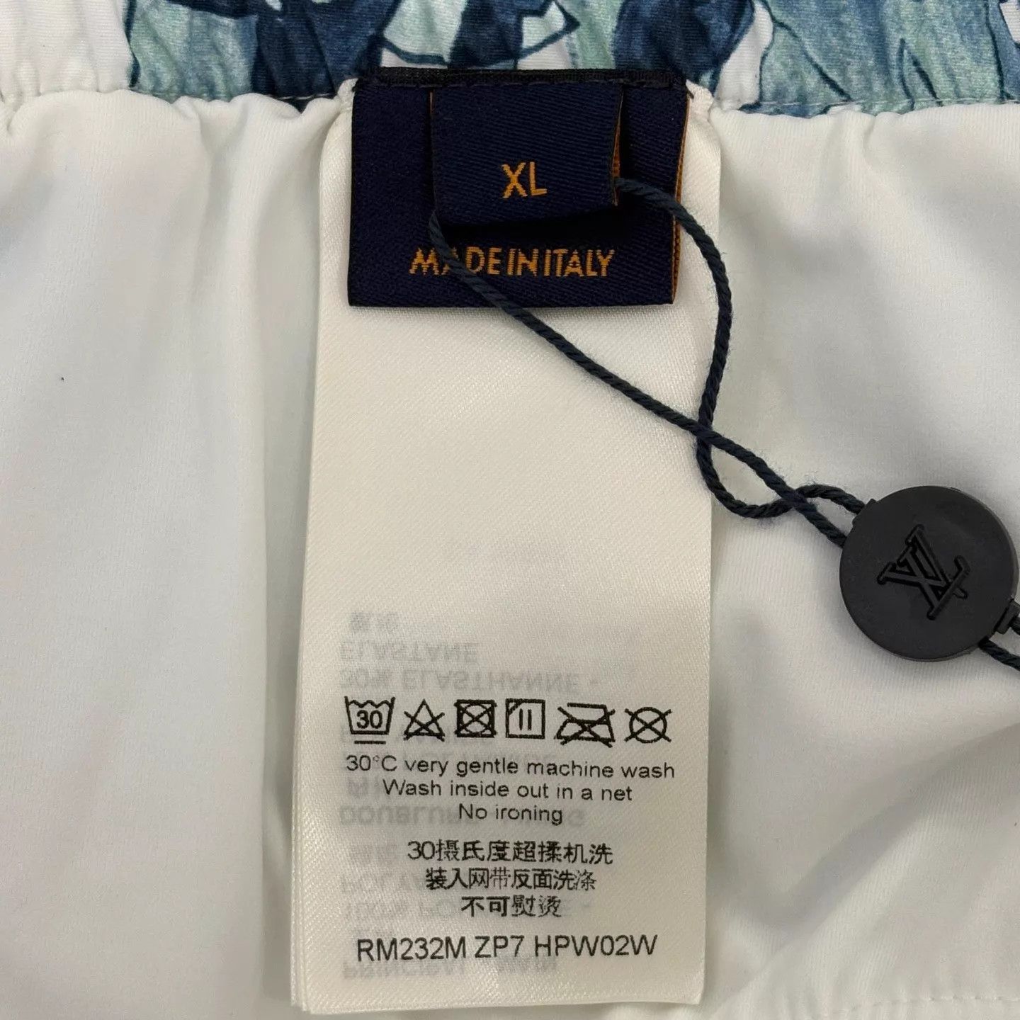 Louis Vuitton LV Seagrass Monogram Blue & White Beach Shorts XL Size 30" / US 8 / IT 44 - 4 Thumbnail