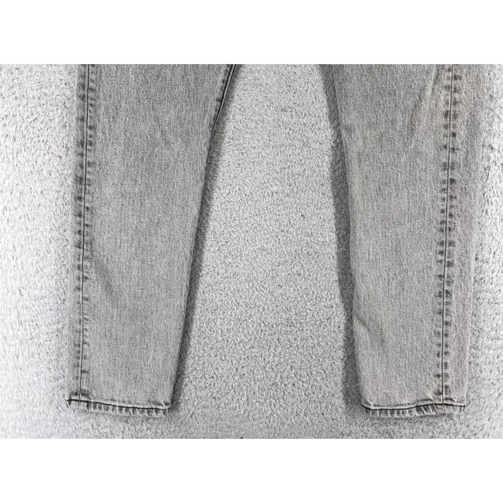 Levi's Levi's 501 Jeans Women Skinny Denim Gray Regular 26 Inseam 27 Button Fly Distressed Stretch Vintage: No Size 26" / US 2 / IT 38 - 2 Thumbnail