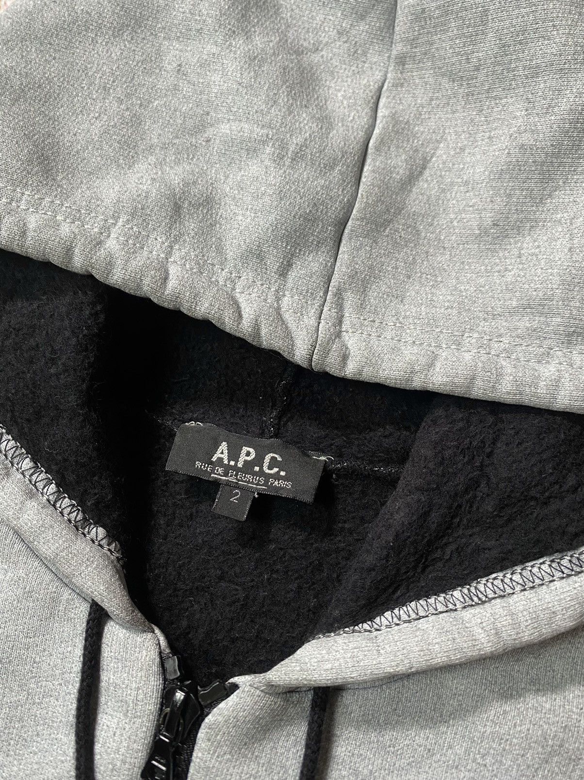A.P.C. APC Waxed Zip Hoodie Size US M / EU 48-50 / 2 - 5 Thumbnail