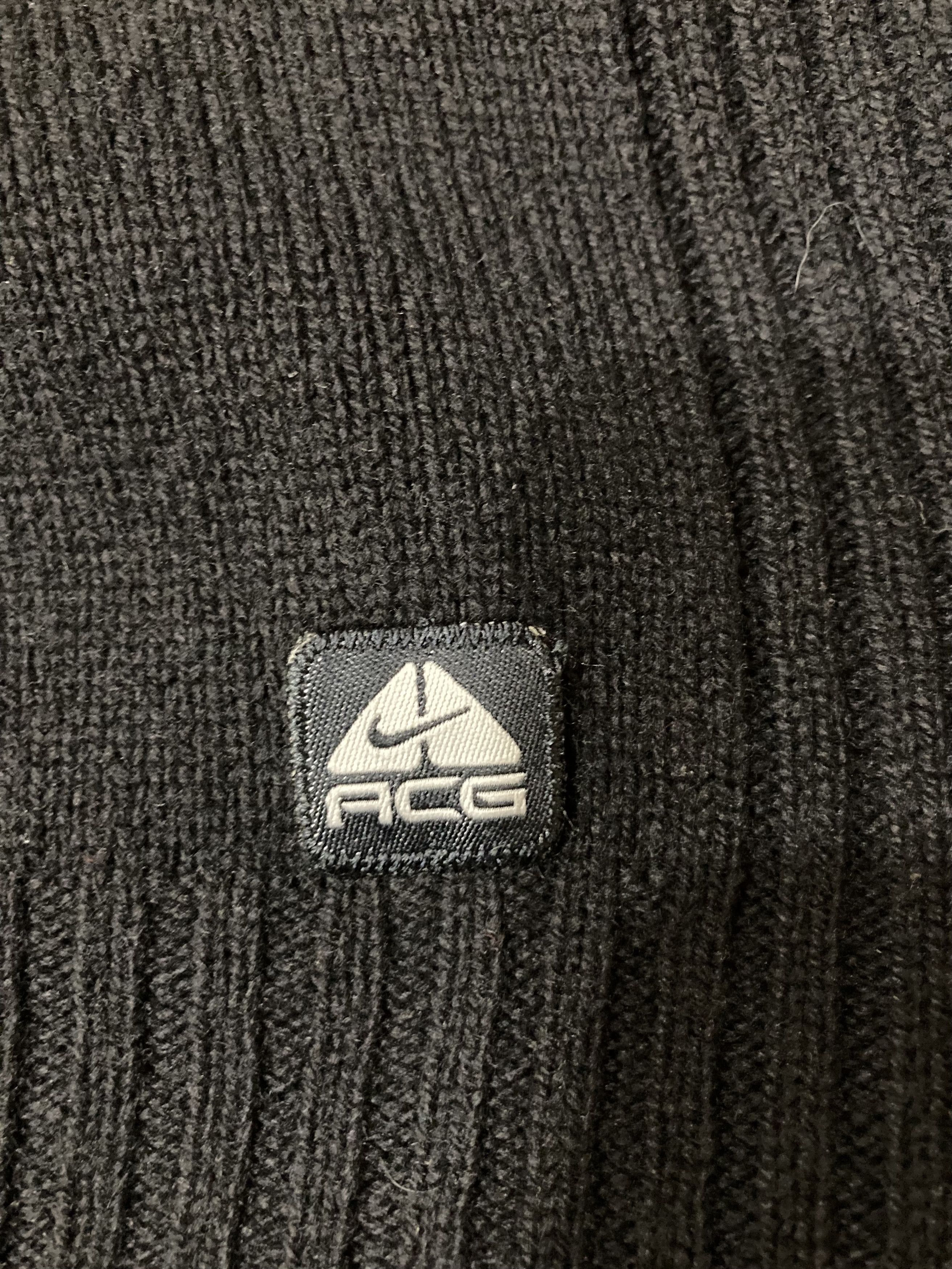 Nike ACG Vintage Nike ACG Full Zip Wool Black Sweater Size US L / EU 52-54 / 3 - 6 Thumbnail