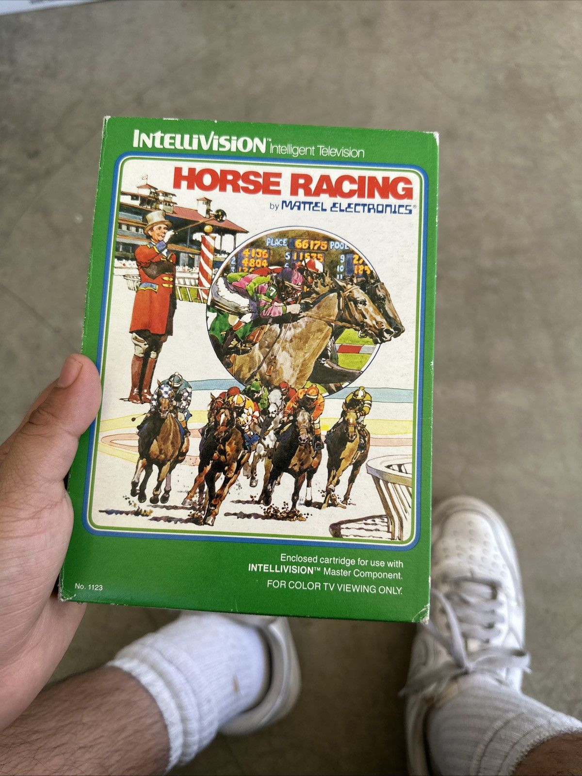 Nintendo VTG 1979 Mattel Horse Racing Intellivision Video Game Size ONE SIZE - 5 Thumbnail