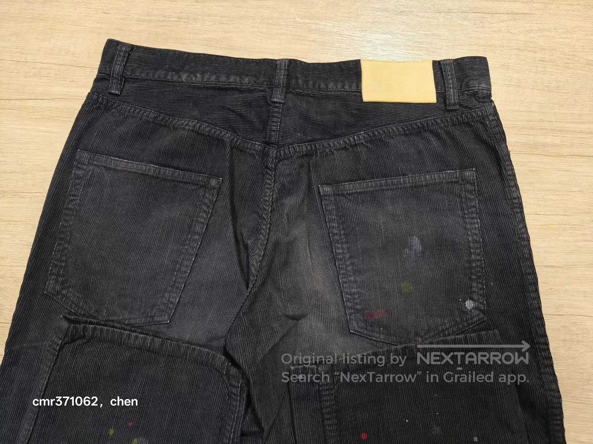 Visvim Black Denim Jeans with Paint Splatter Accents. Size US 34 / EU 50 - 8 Thumbnail