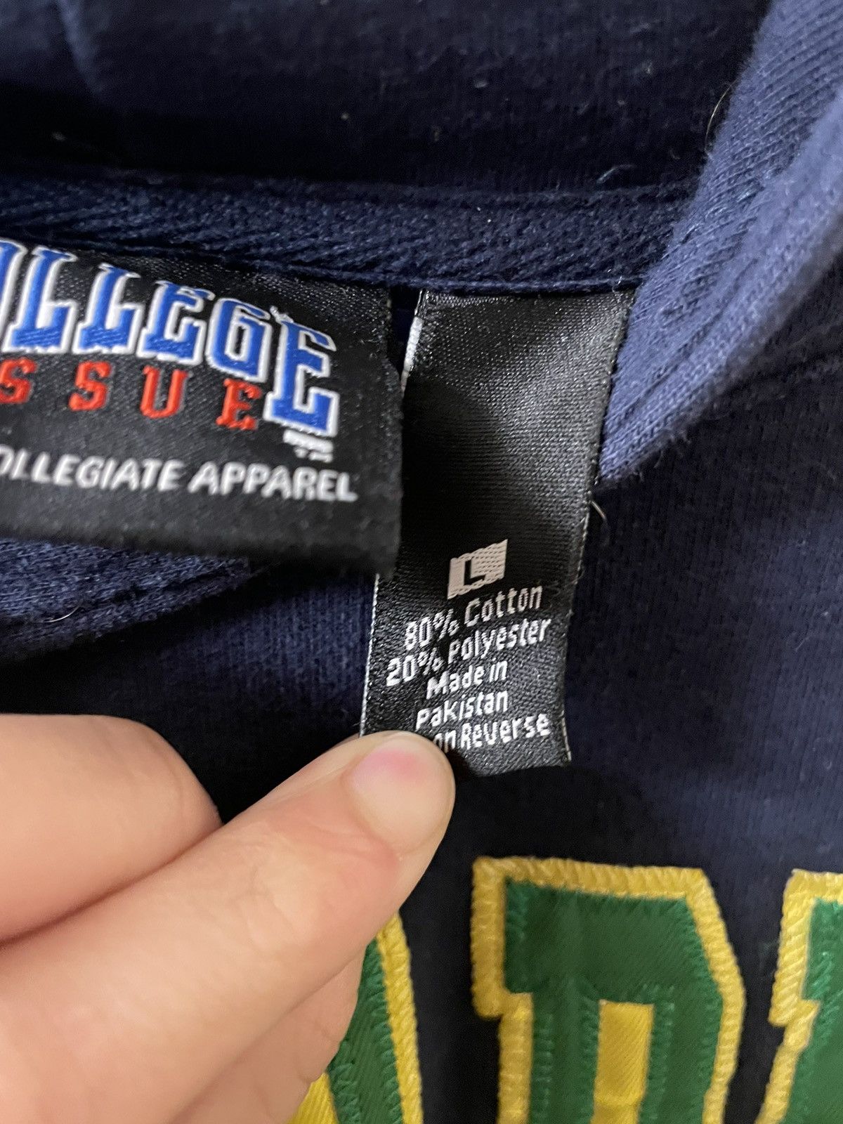 Vintage Vintage Notre dame college hoodie Size US S / EU 44-46 / 1 - 4 Thumbnail
