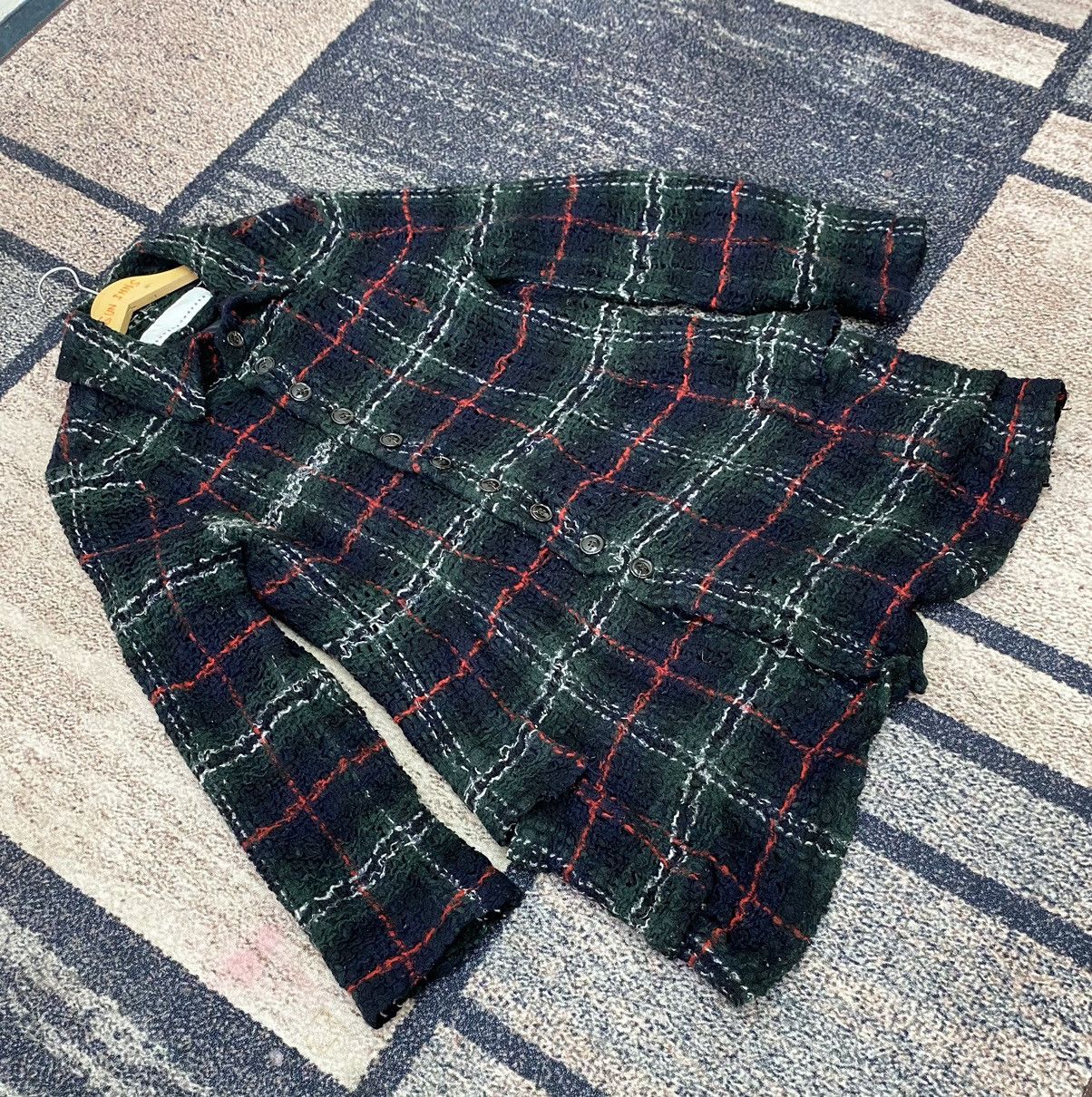 Japanese Brand × Sunao Kuwahara × Vintage Vtg sunaokuwahara Knitted Gothic Jacket Size M / US 6-8 / IT 42-44 - 5 Thumbnail