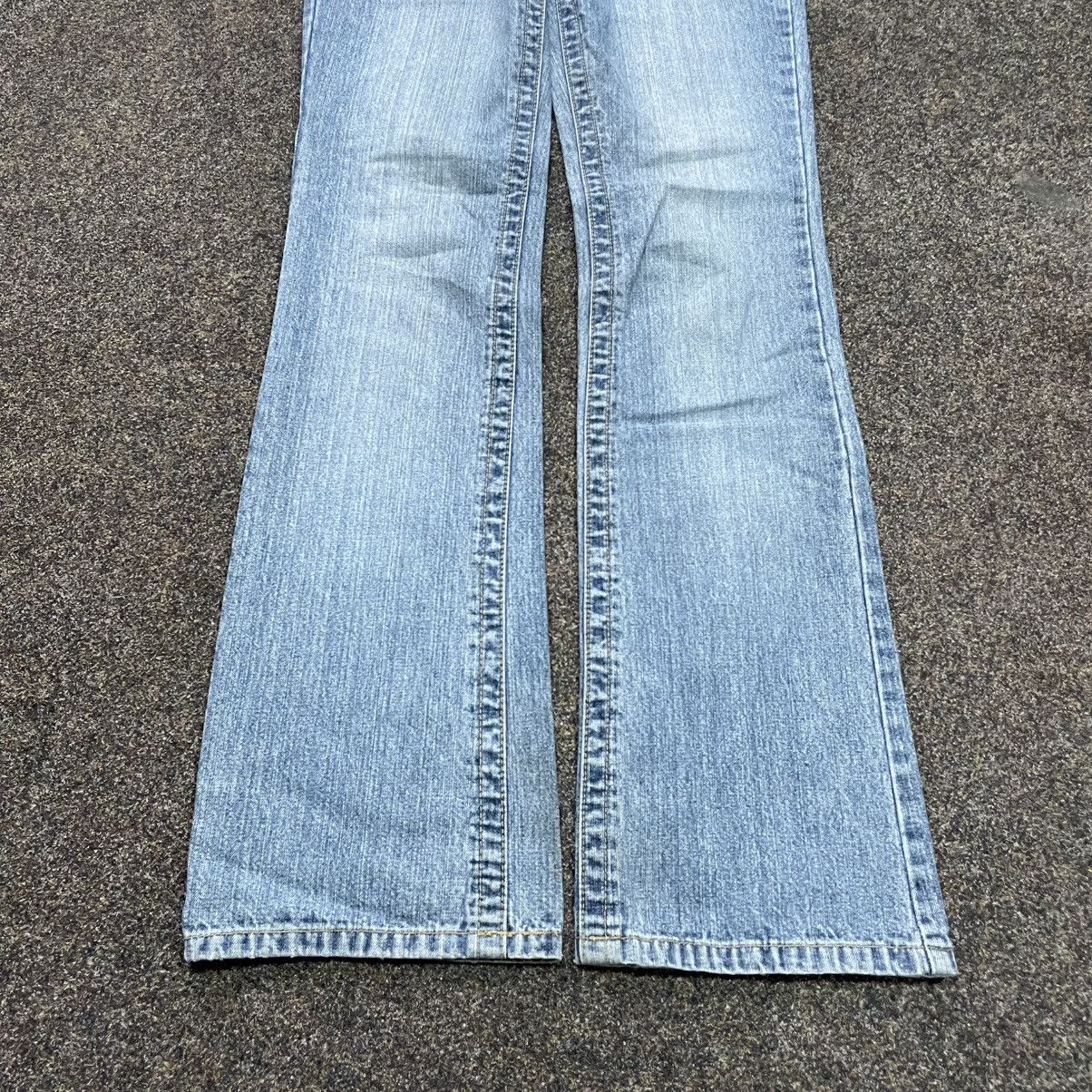Vintage Vintage Y2K Light Wash Baggy Wide Leg Flared Jeans Grunge Size 32" / US 10 / IT 46 - 5 Thumbnail