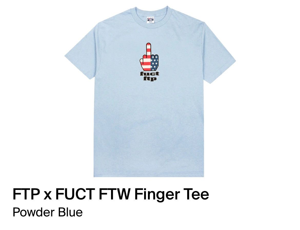 FTP FUCT FTW middle Finger tee