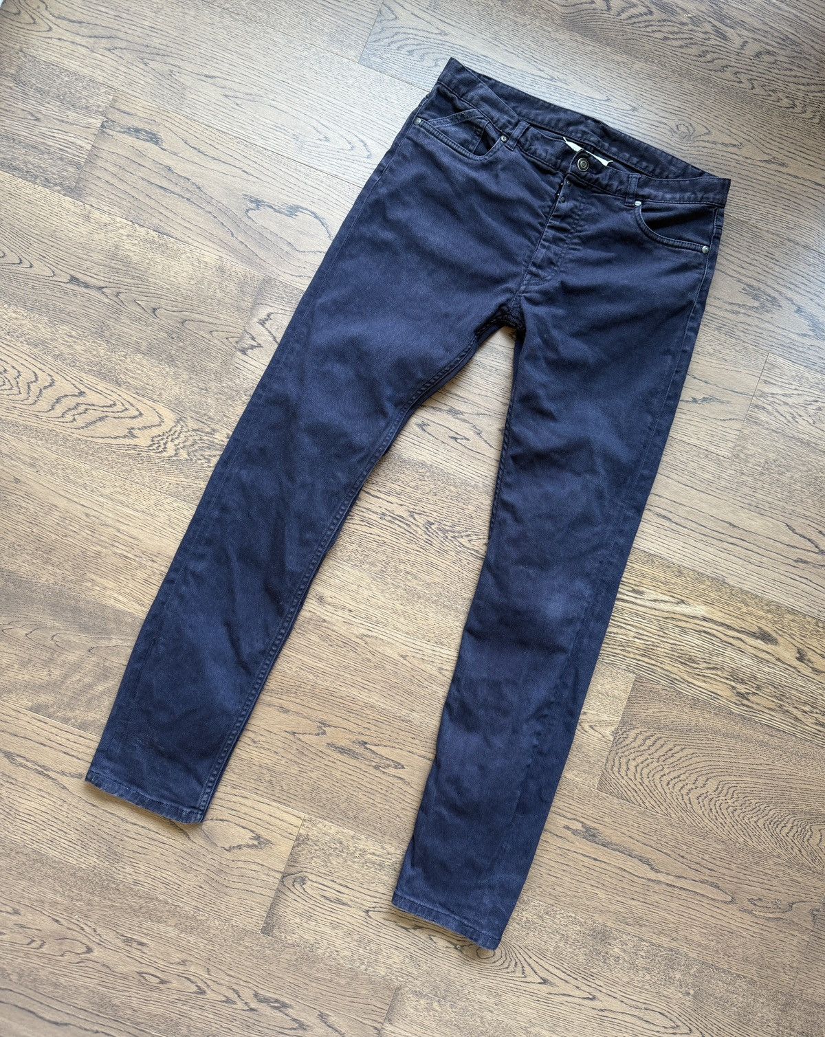 Maison Margiela Early Martin Margiela Line 10 Mens Blue Twill Slim Jeans Size US 33 - 18 Thumbnail