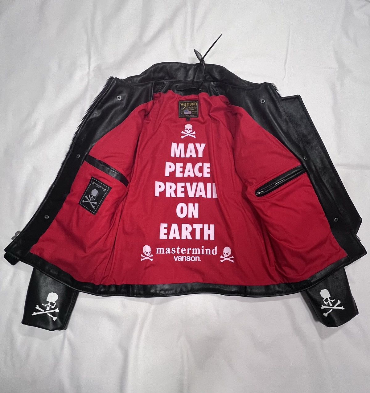 Mastermind Japan × Vanson Leathers Mastermind Japan X Vanson bikers jacket Size US L / EU 52-54 / 3 - 16 Thumbnail