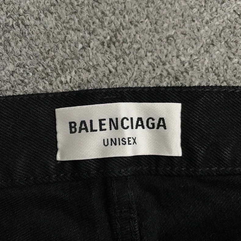 Balenciaga Balenciaga Black leather jeans 2501-Nextarrow Size US 30 / EU 46 - 3 Thumbnail