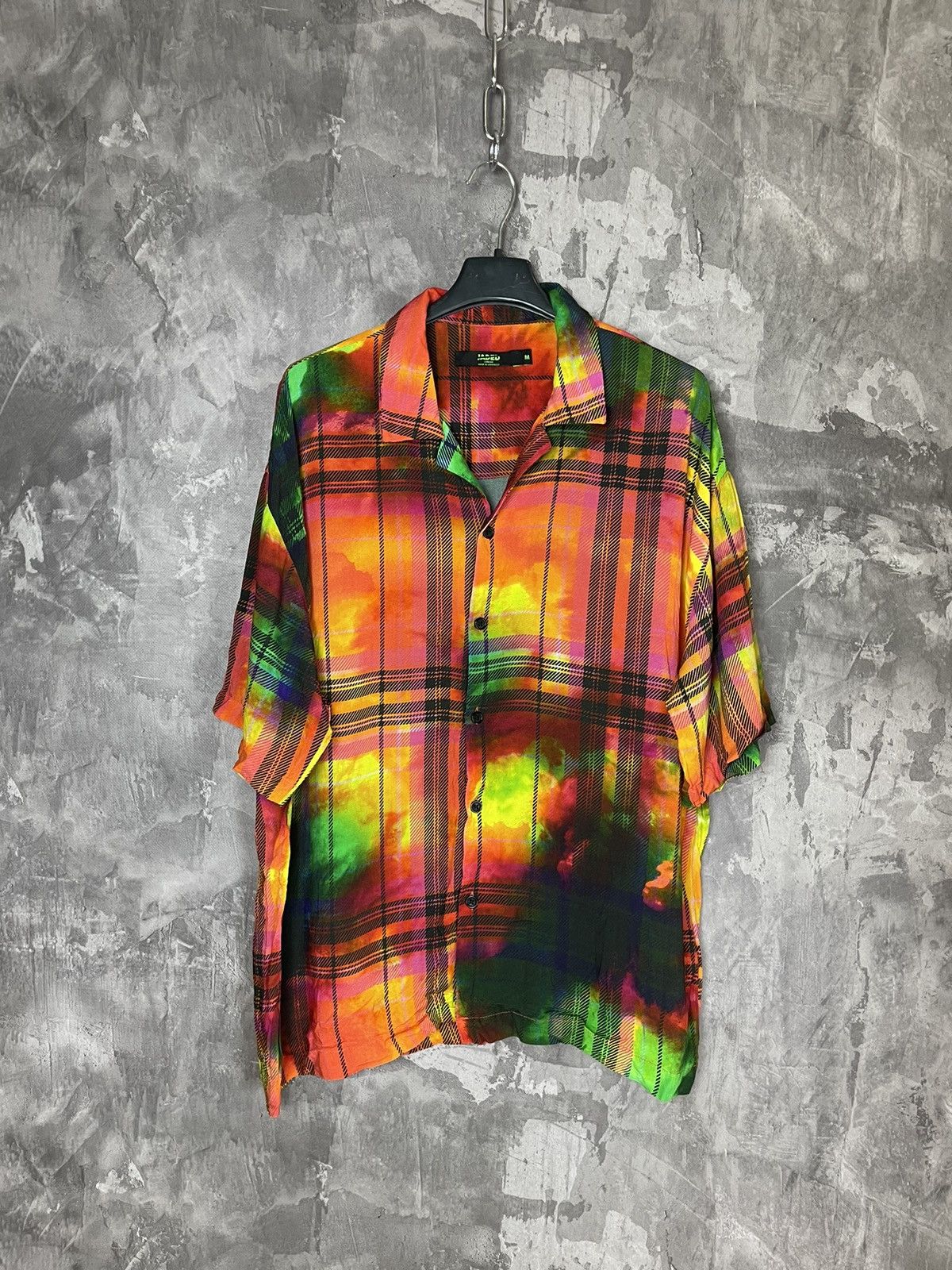 Jaded London × Japanese Brand × Vintage Vintage Jaded London Shirt Style Y2K Coloured Ed Hardy Size US M / EU 48-50 / 2 - 1 Thumbnail