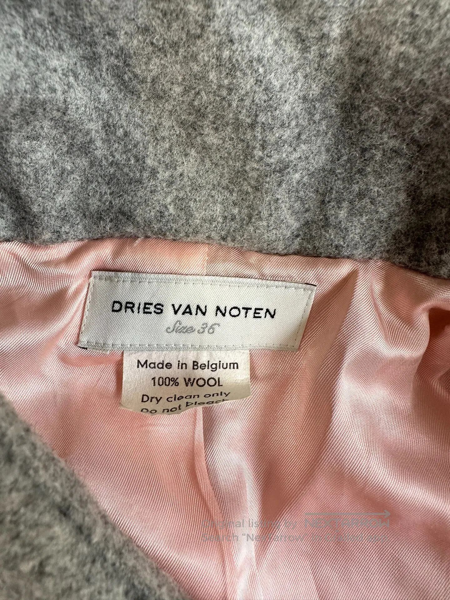 Dries Van Noten DRIES VAN NOTEN Leica-style wool pad shoulder jacket| Size M / US 6-8 / IT 42-44 - 5 Thumbnail