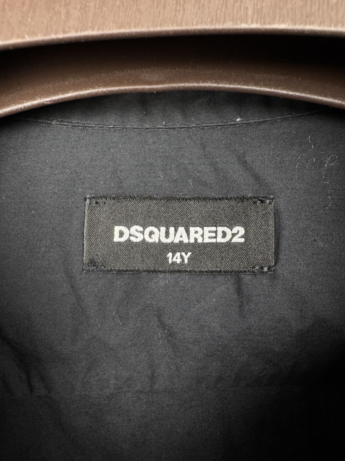Dsquared2 Dsquared2 Black Junior big logo zip pocket shirt size 14Y Size US XS / EU 42 / 0 - 10 Thumbnail