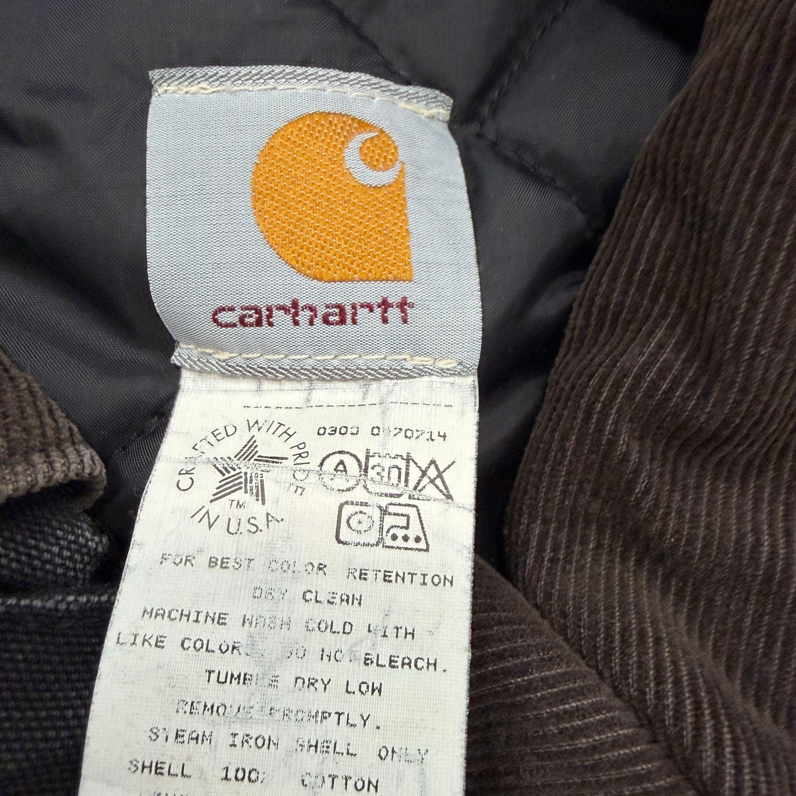 Carhartt Vintage Carhartt Duck Canvas Jacket Men's 54 Tall 3XL Black Size US XXL / EU 58 / 5 - 5 Thumbnail