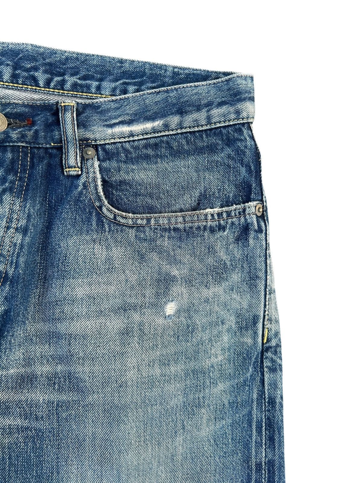 Hysteric Glamour Vintage Hysteric Glamour Selvedge Button Fly Punk Denim Jean Size US 33 - 4 Thumbnail