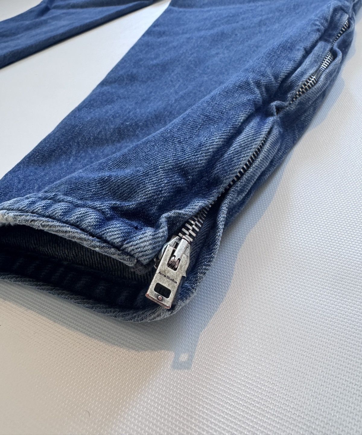 Acne Studios Acne Studios Blue Denim Jeans Side Zip Hem Size US 30 / EU 46 - 4 Thumbnail