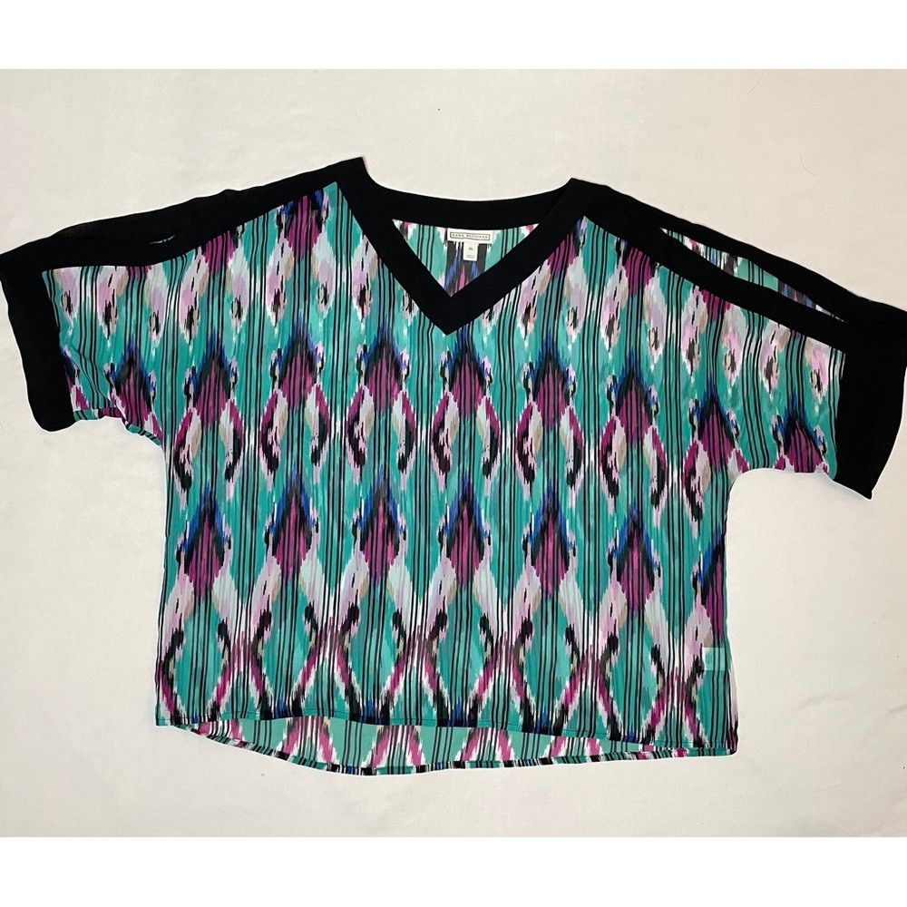 Other Dana Buchman Short Sleeve V-neck Top Size XL Size XL / US 12-14 / IT 48-50 - 8 Thumbnail