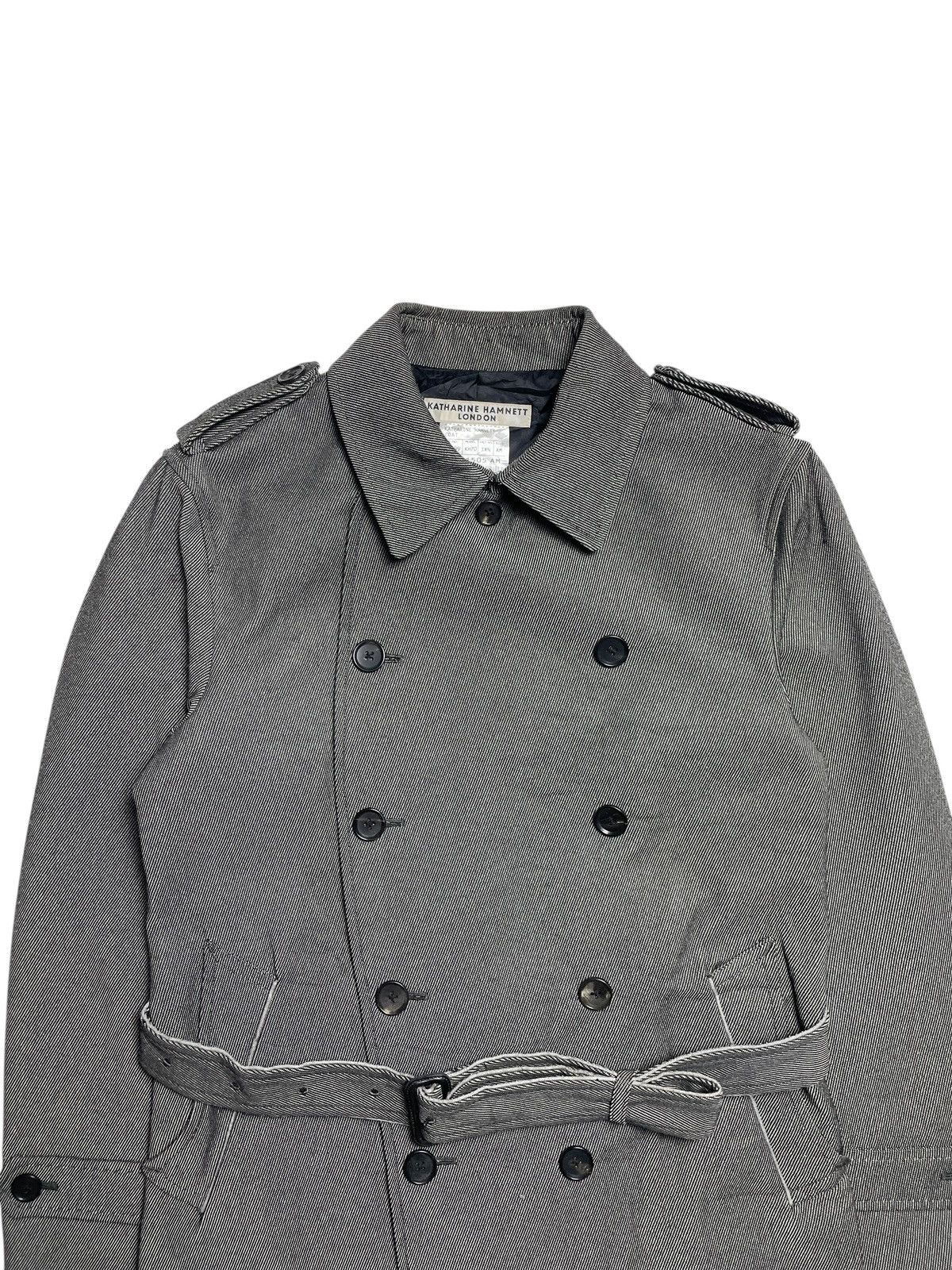Katharine Hamnett London 2000’s Katharine Hamnet - Belted Double Breasted Coat Size US M / EU 48-50 / 2 - 6 Thumbnail