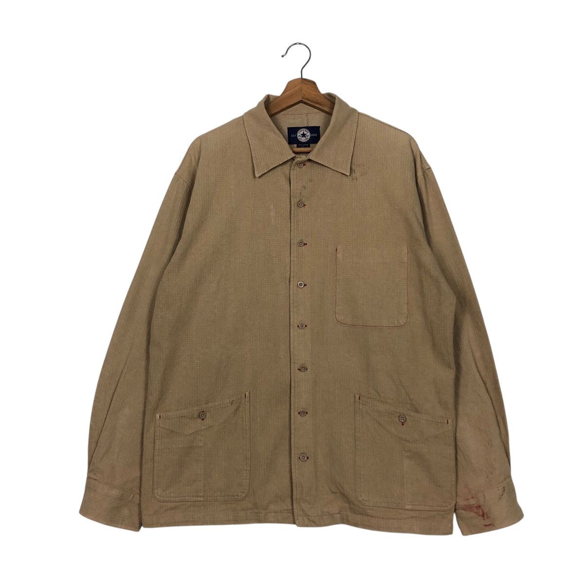 Japanese Brand 📌Vintage Chore Work Jacket Converse All Star Duck Canvas Size US L / EU 52-54 / 3 - 2 Thumbnail