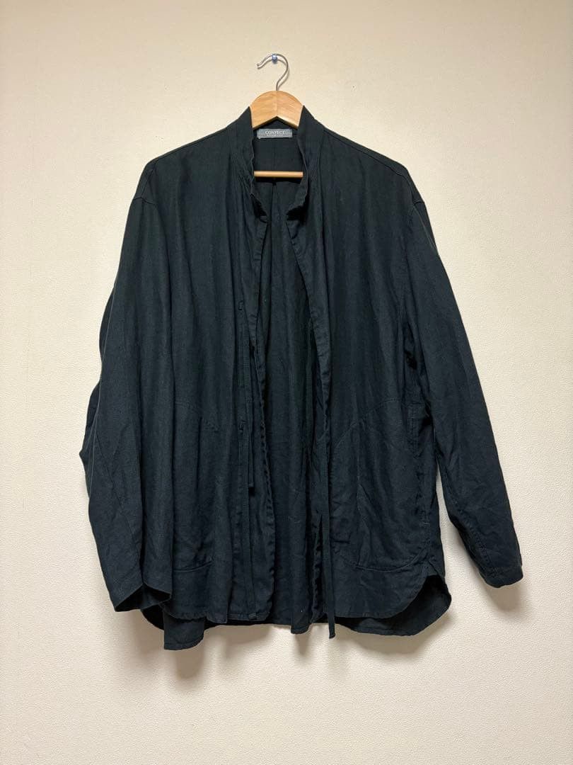 CONFECT Confect Linen String Tie Shirt Size US L / EU 52-54 / 3 - 1 Thumbnail