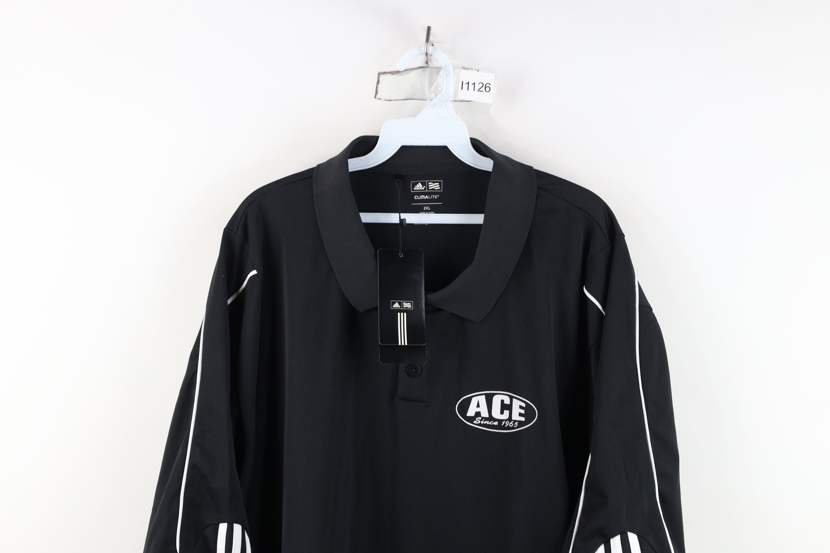 Adidas New Adidas Golf Services Collared Polo Shirt Black Size US XXL / EU 58 / 5 - 2 Thumbnail