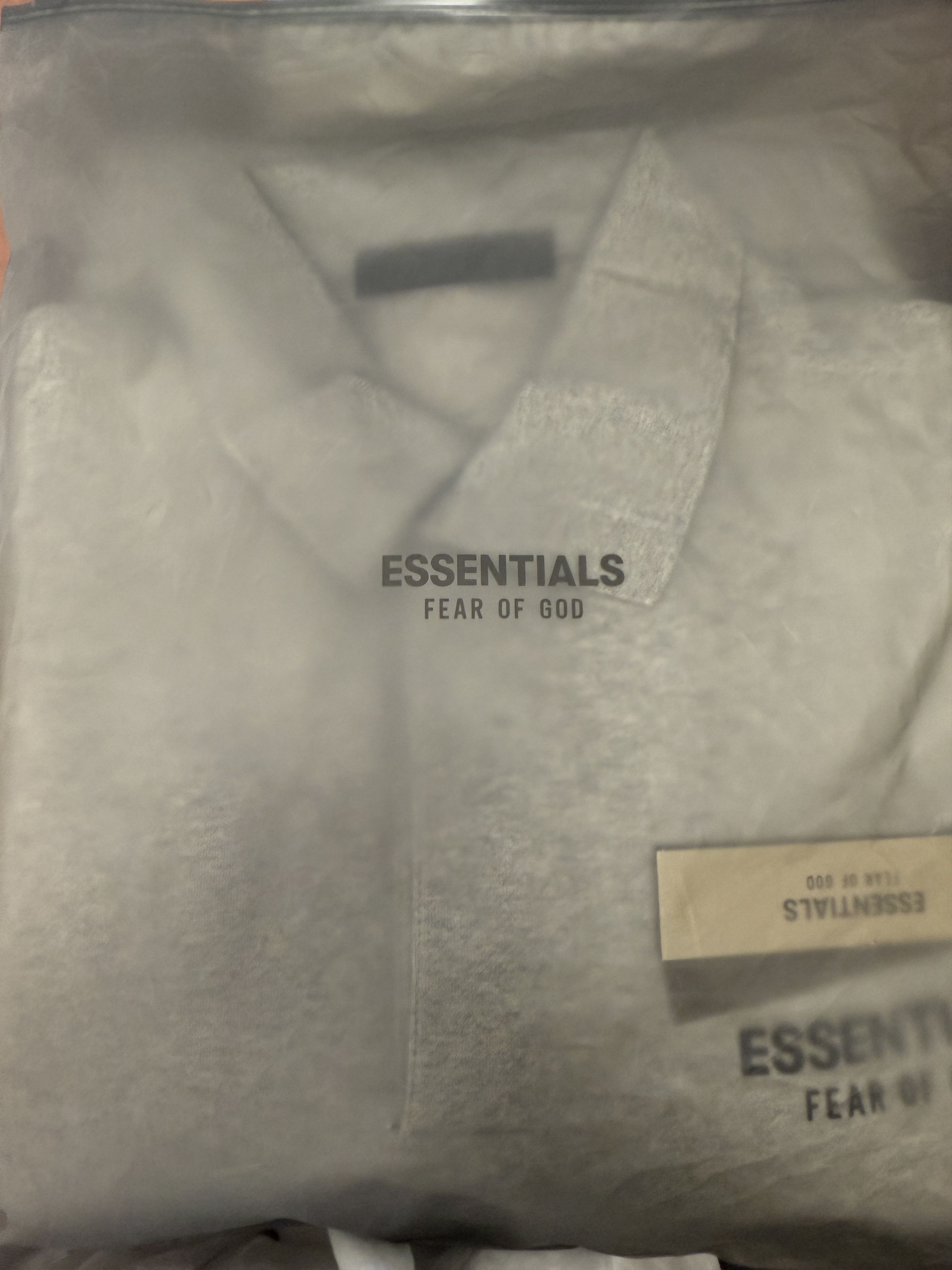 Essentials Fear of God Essentials Fleece Polo Light Heather Gray S Size US S / EU 44-46 / 1 - 3 Thumbnail