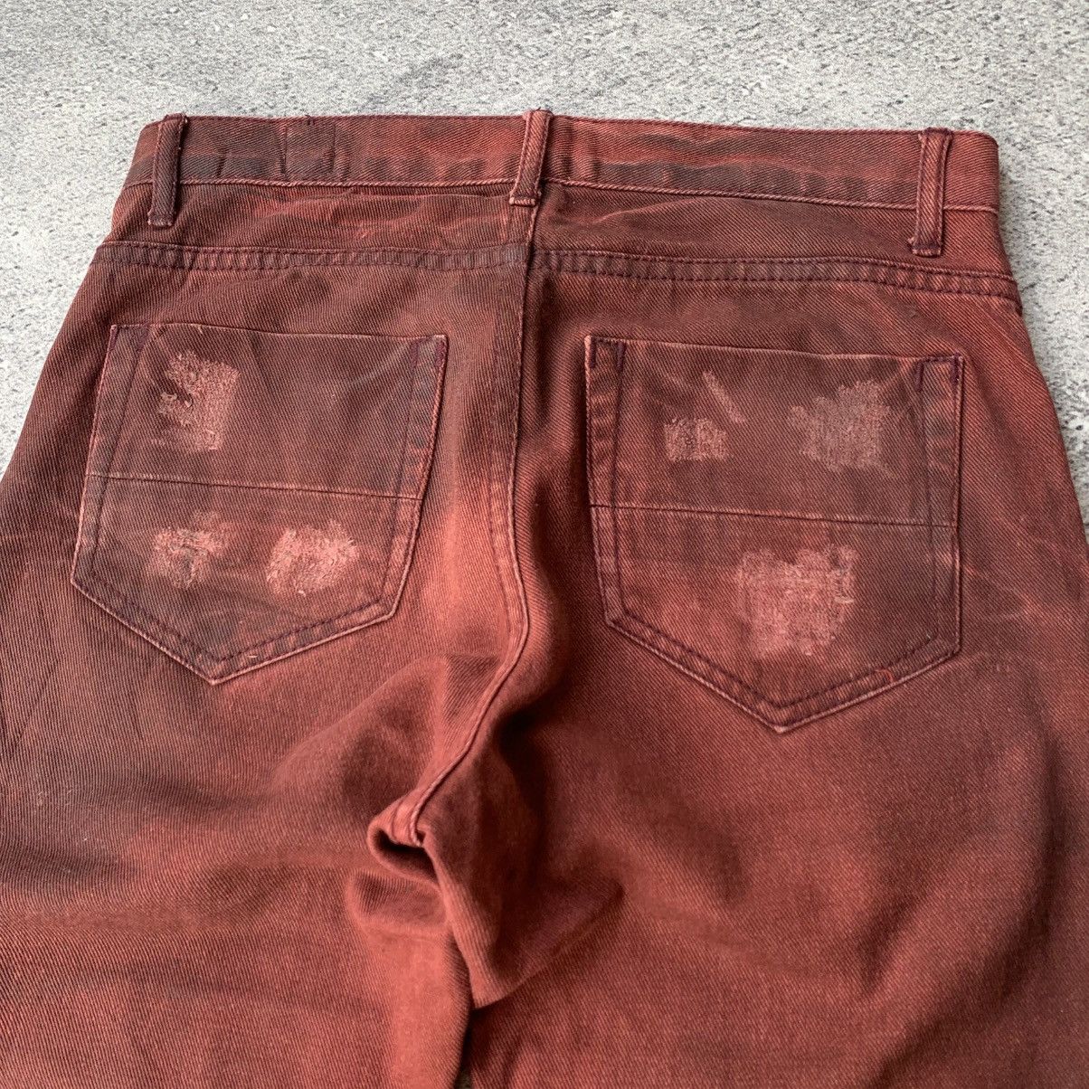 Japanese Brand Semantic Design Ombre Distressed Jeans Size US 30 / EU 46 - 10 Thumbnail