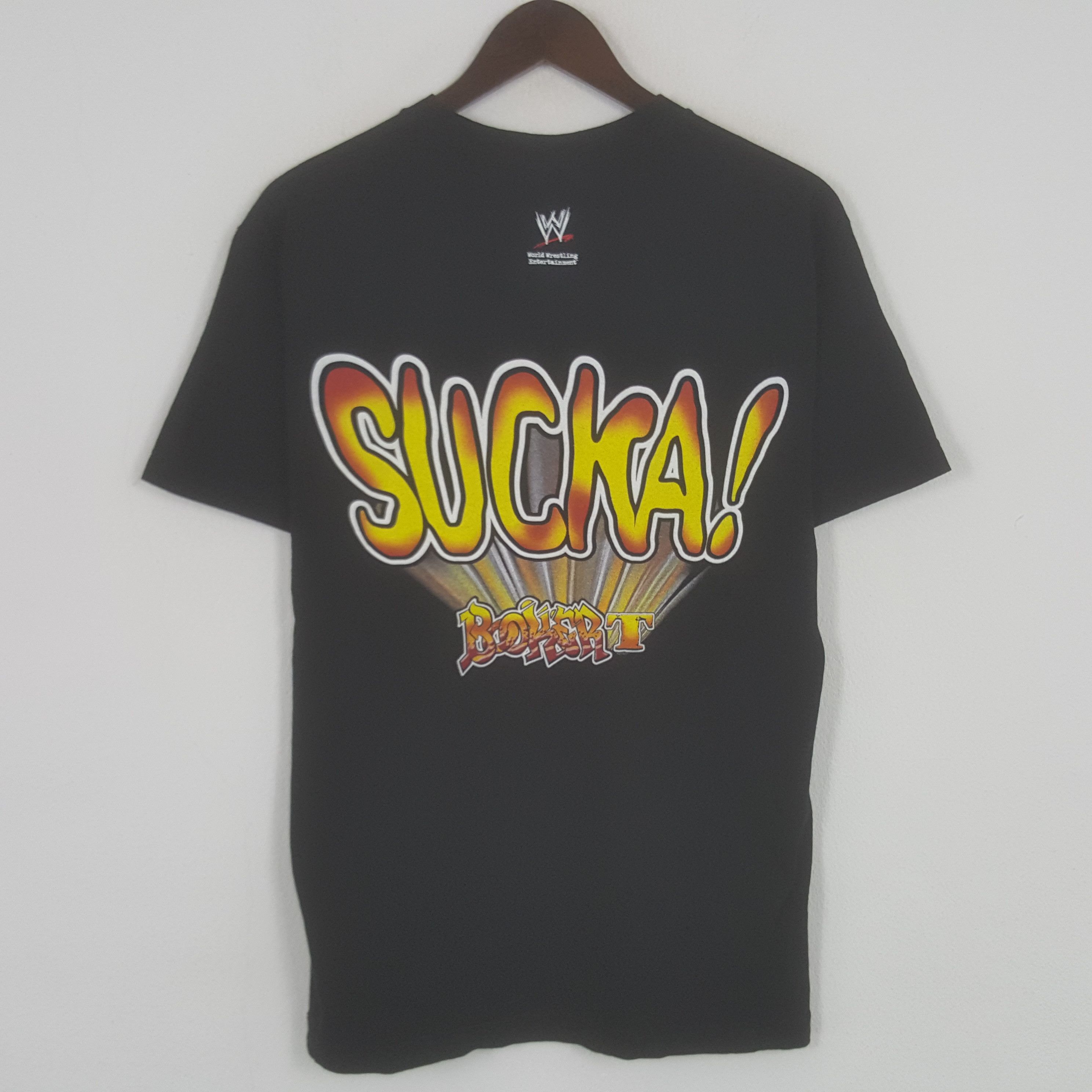 Vintage × WWE × WWF Vintage Bookert WWE Rock Tshirt Size US M / EU 48-50 / 2 - 3 Thumbnail