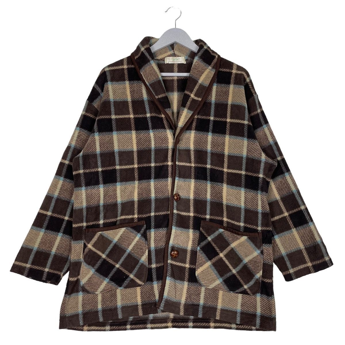 Pierre Balmain × Vintage 💥PIERRE BALMAIN CHECKED ROBE WEAR Size US L / EU 52-54 / 3 - 1 Thumbnail