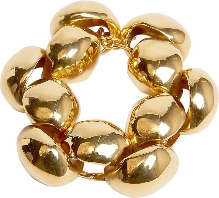 Saint Laurent Paris o1b1hav111124 Size: OS / Atomic Bracelet Metal in Golden Size ONE SIZE - 4 Thumbnail