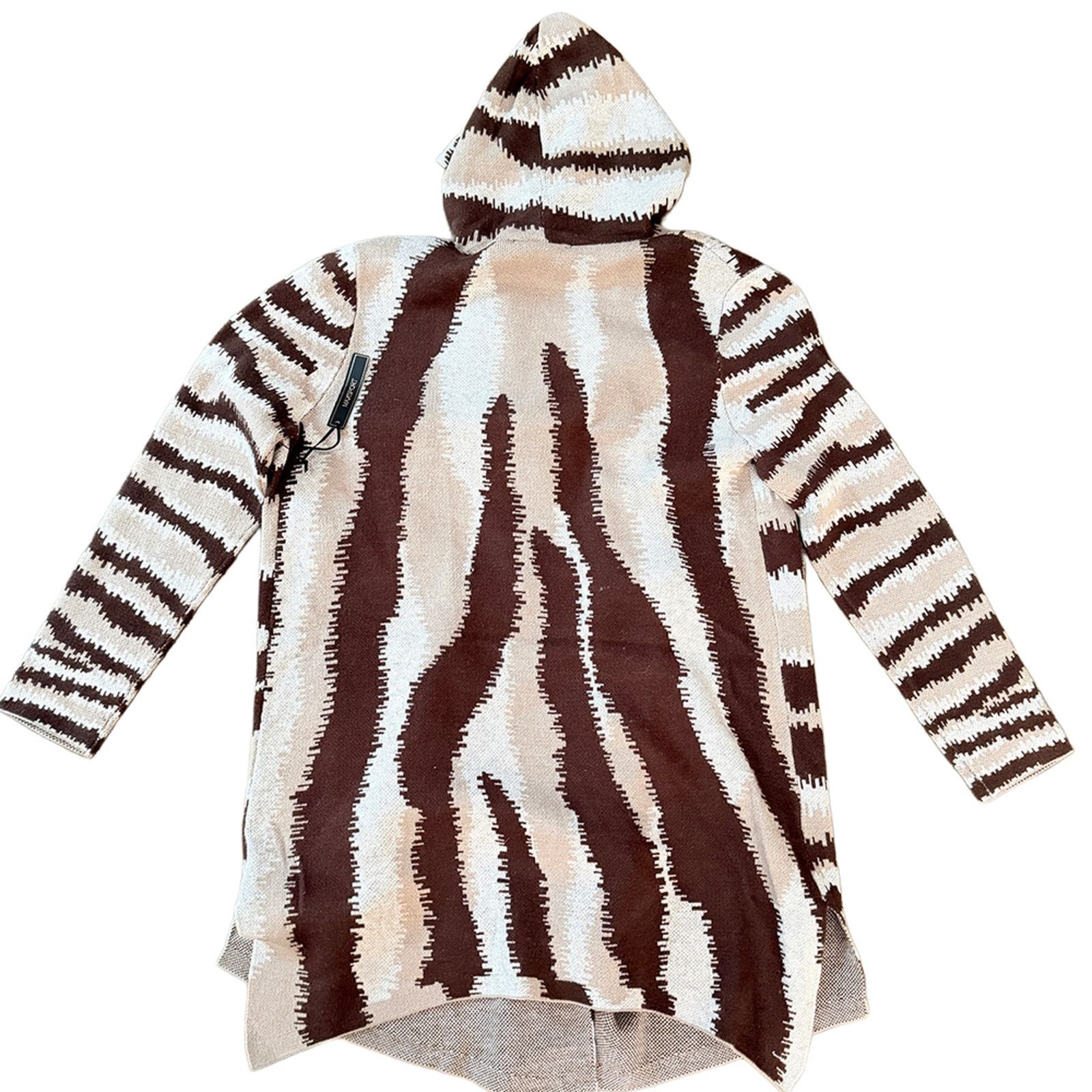 Other Hooded Waterfall sweatercoat long duster XLarge Size XL / US 12-14 / IT 48-50 - 3 Thumbnail